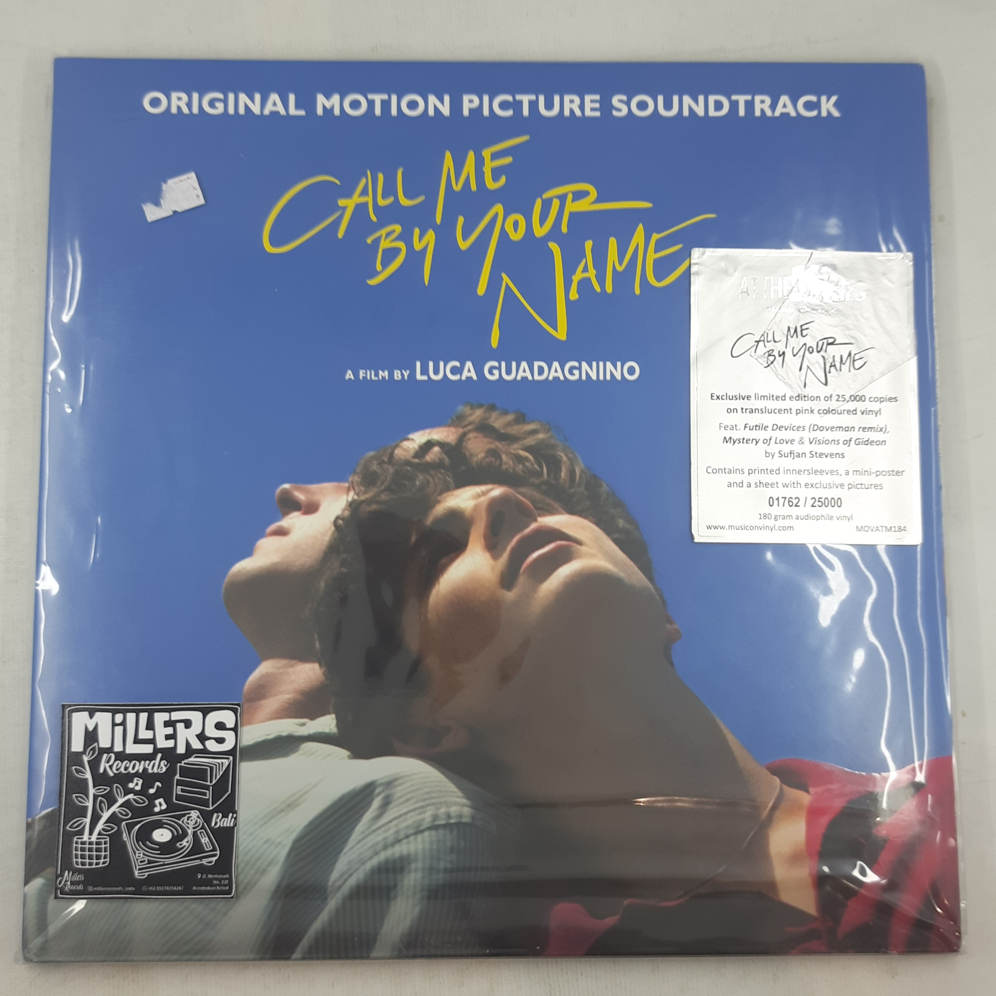 Various – Call Me By Your Name (Original Motion Picture Soundtrack) (VINYL / USED)