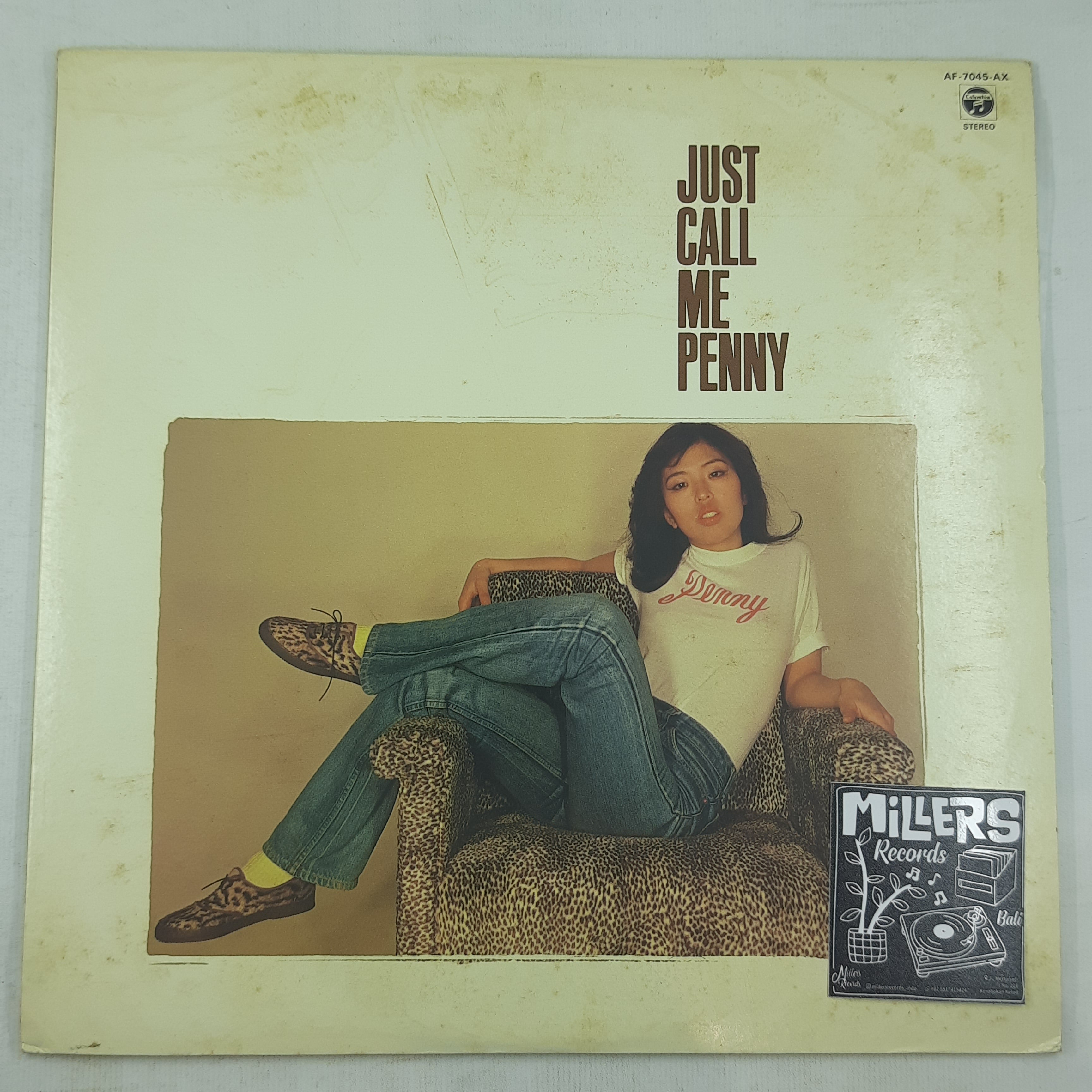 Hitomi "Penny" Tohyama = 当山ひとみ – Just Call Me Penny (VINYL / USED)