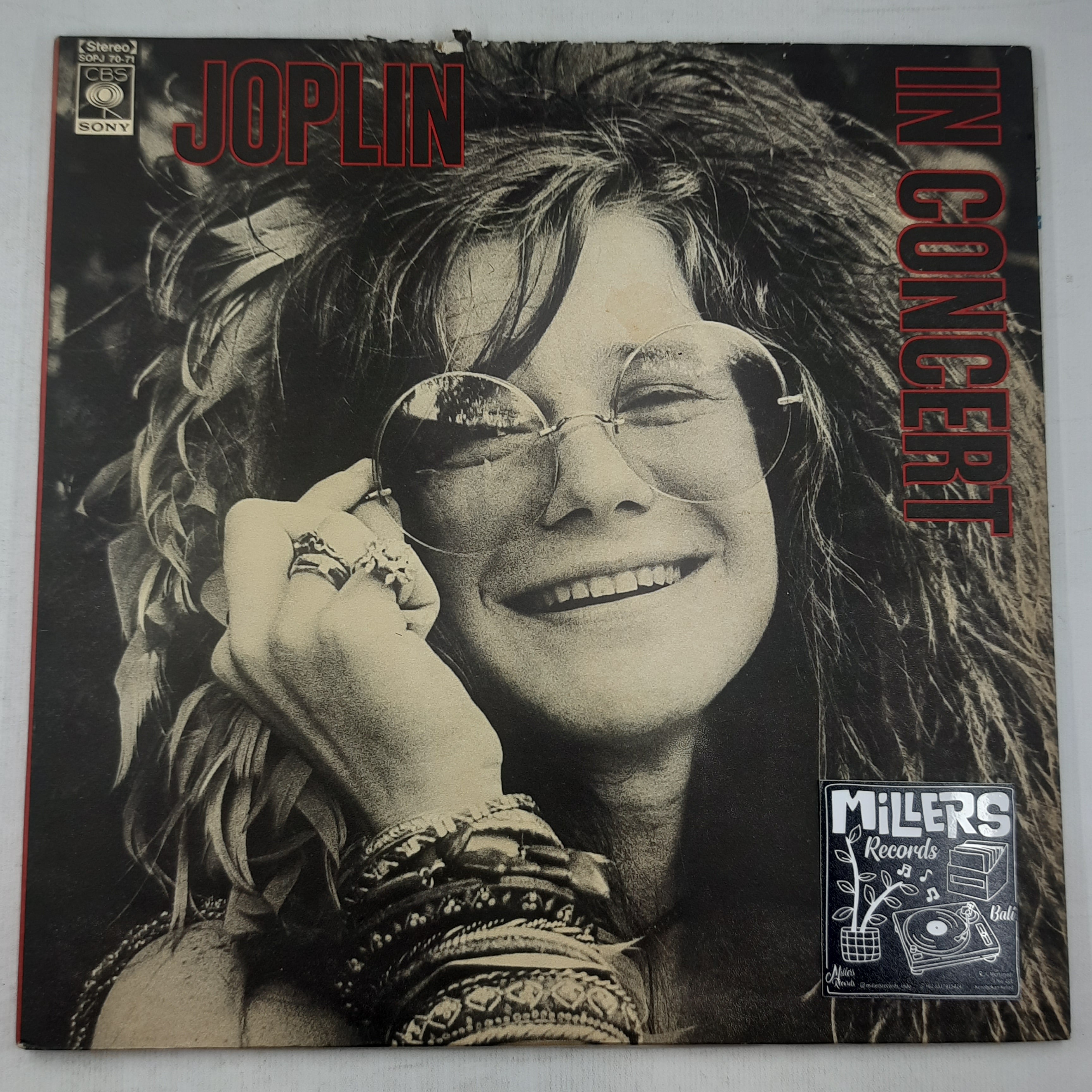 Janis Joplin – Joplin In Concert (VINYL / USED)