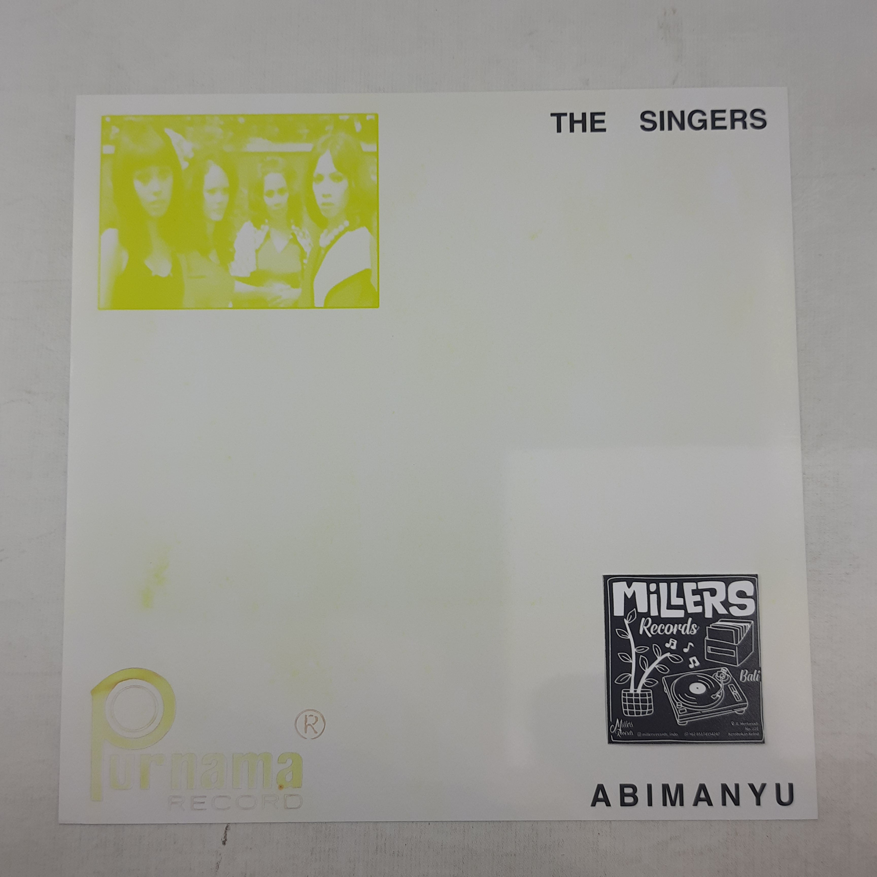 The Singers – Abimanyu (VINYL / USED)