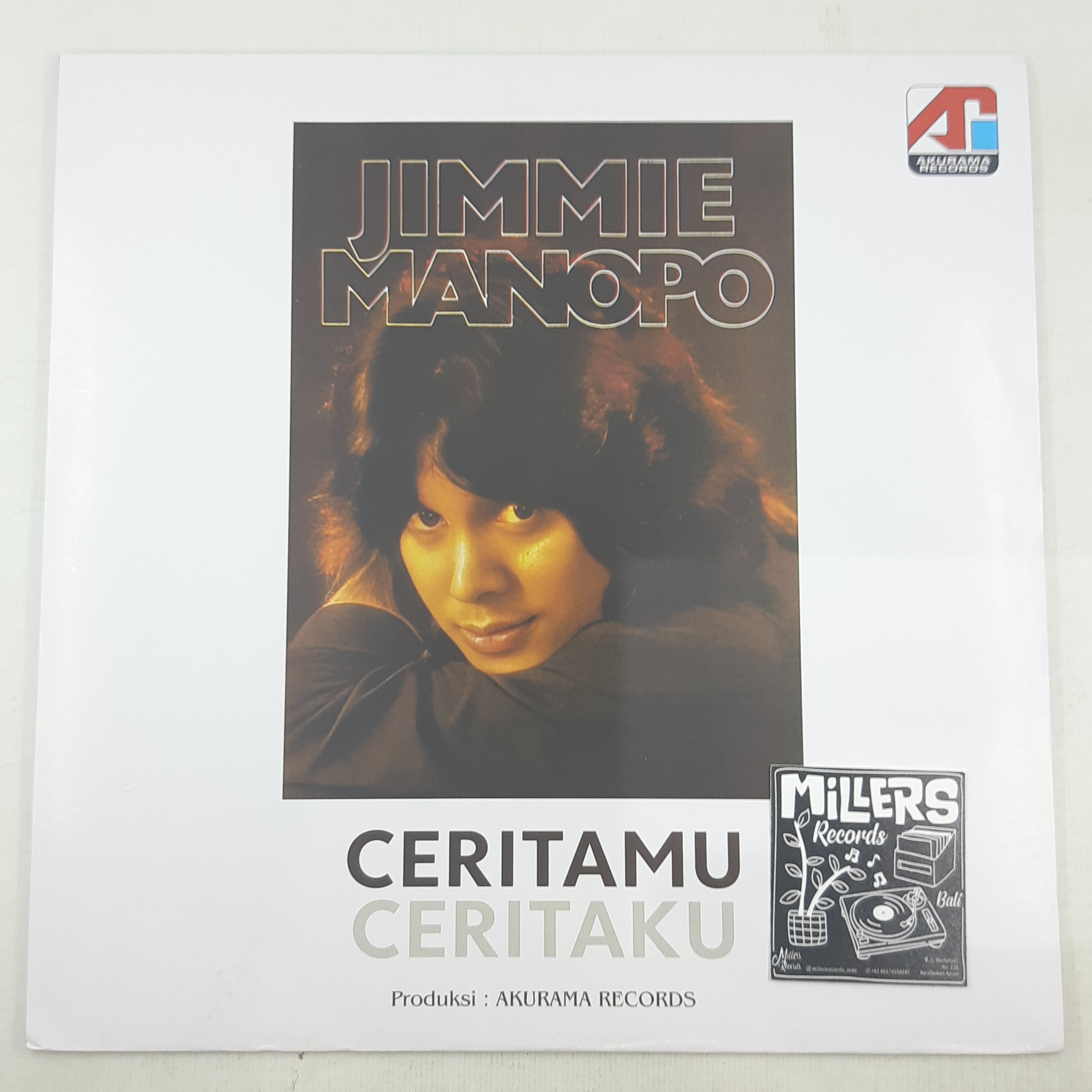 Jimmie Manopo – Ceritamu Ceritaku (VINYL / USED)