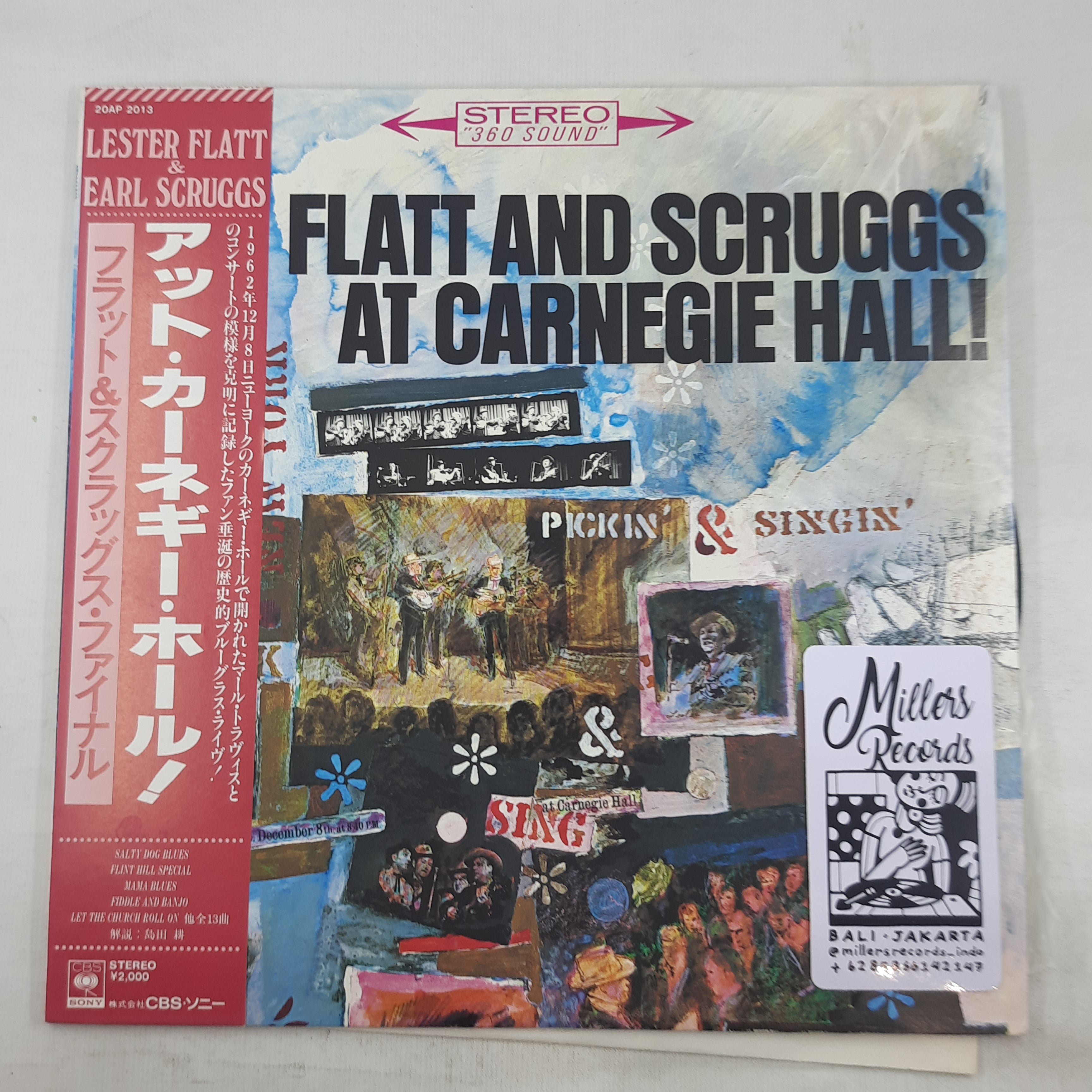 Lester Flatt and Earl Scruggs – At Carnegie Hall! (VINYL / USED)
