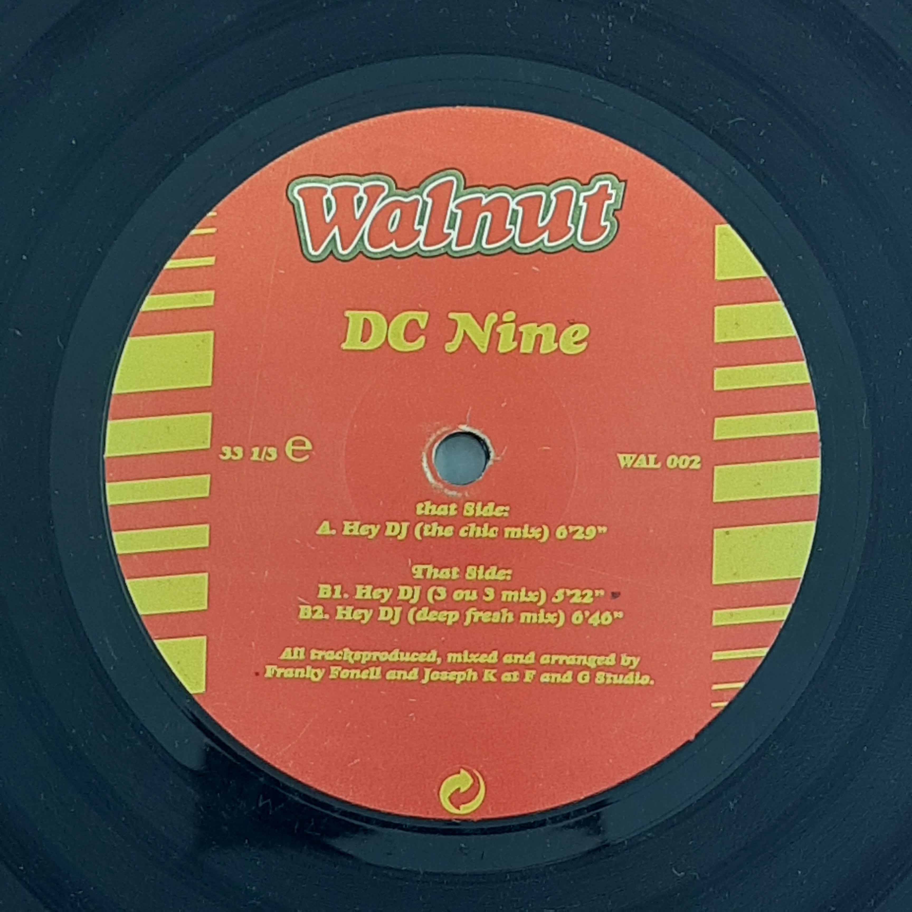 DC Nine – Hey DJ (VINYL / USED)