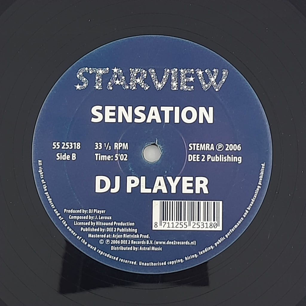 DJ Player – Trouble Game / Sensation (VINYL / USED)