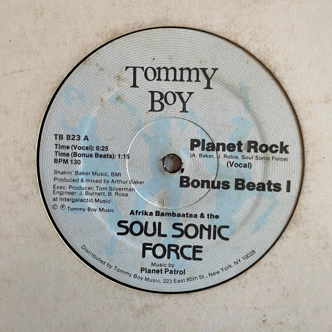 Afrika Bambaataa & the Soul Sonic Force Music By Planet Patrol – Planet Rock (VINYL / USED)