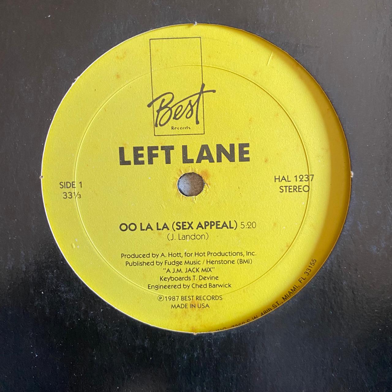 Left Lane – Oo La La (Sex Appeal) (VINYL / USED)