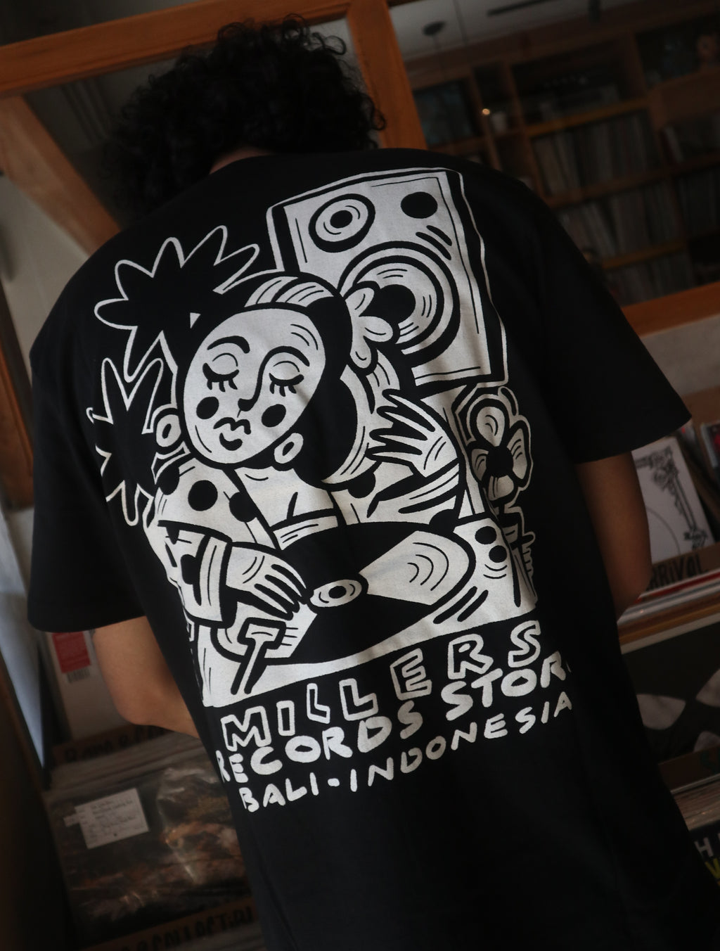 Millers Records X Eka Sudarma Exclusive T-Shirt Black