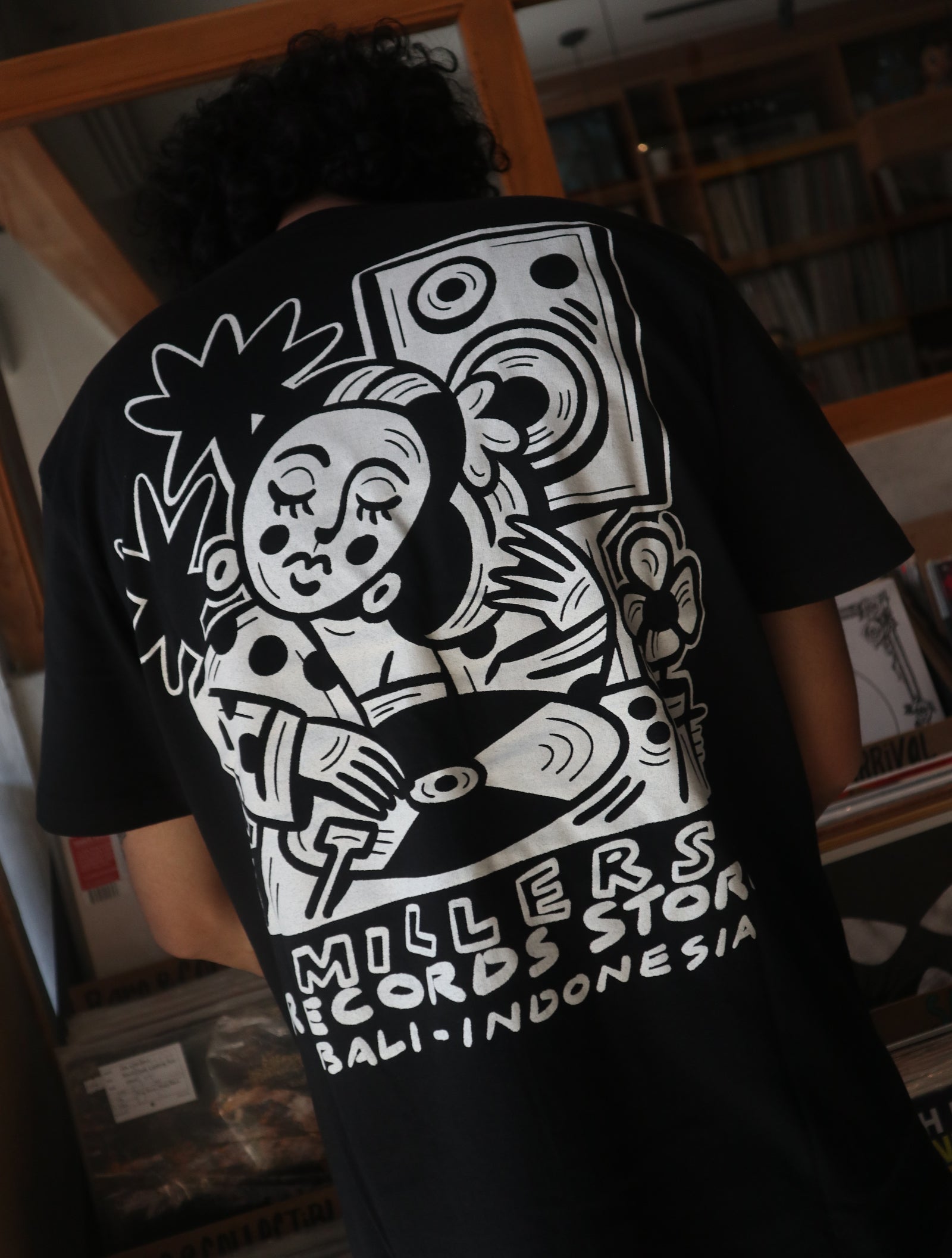 Millers Records X Eka Sudarma Exclusive T-Shirt Black