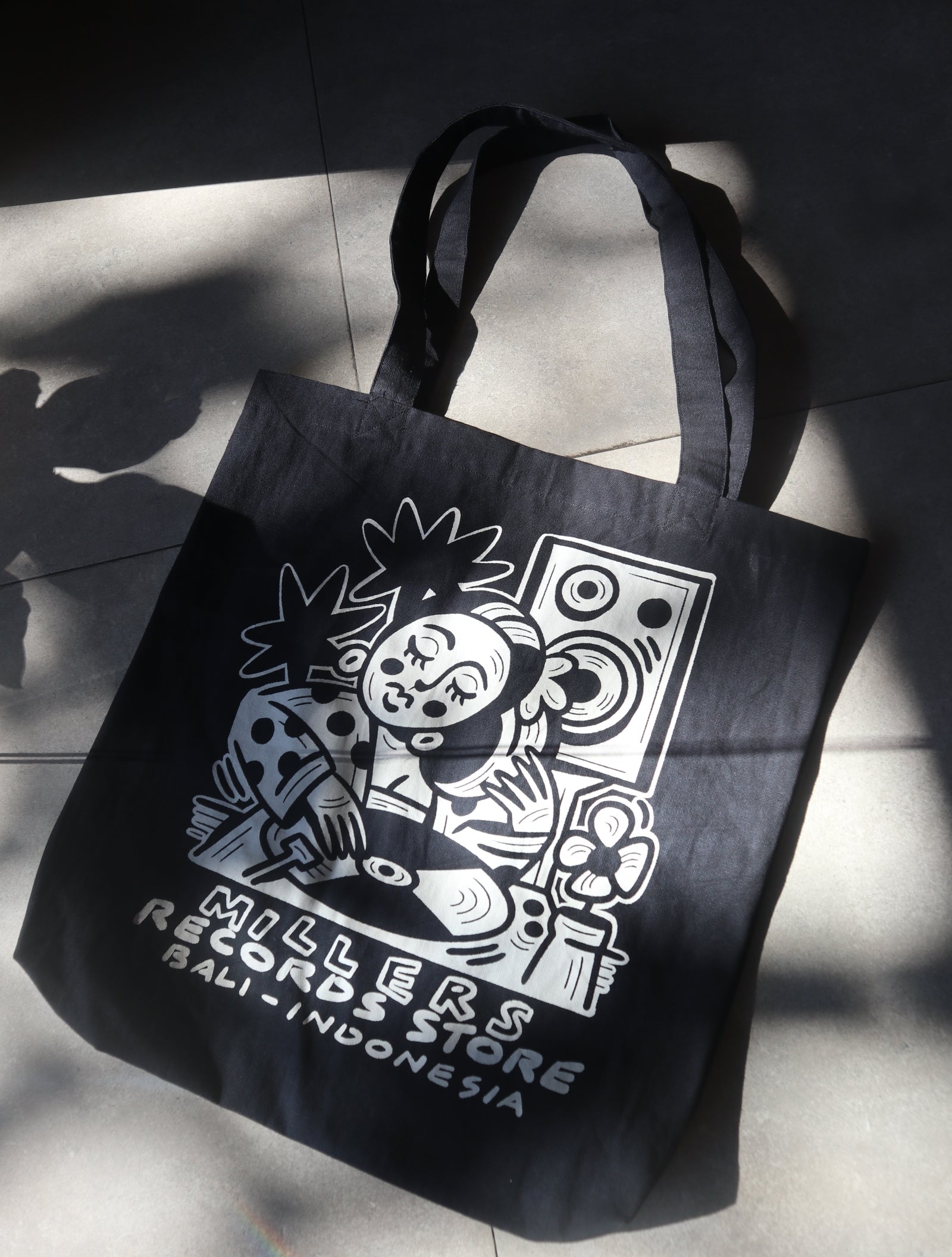 Millers Records X Eka Sudarma Exclusive Tote Bag Black