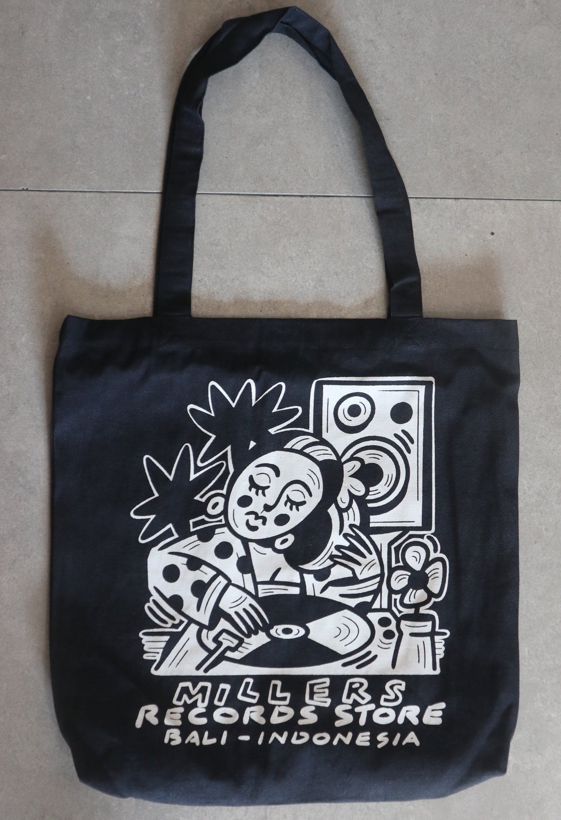 Millers Records X Eka Sudarma Exclusive Tote Bag Black