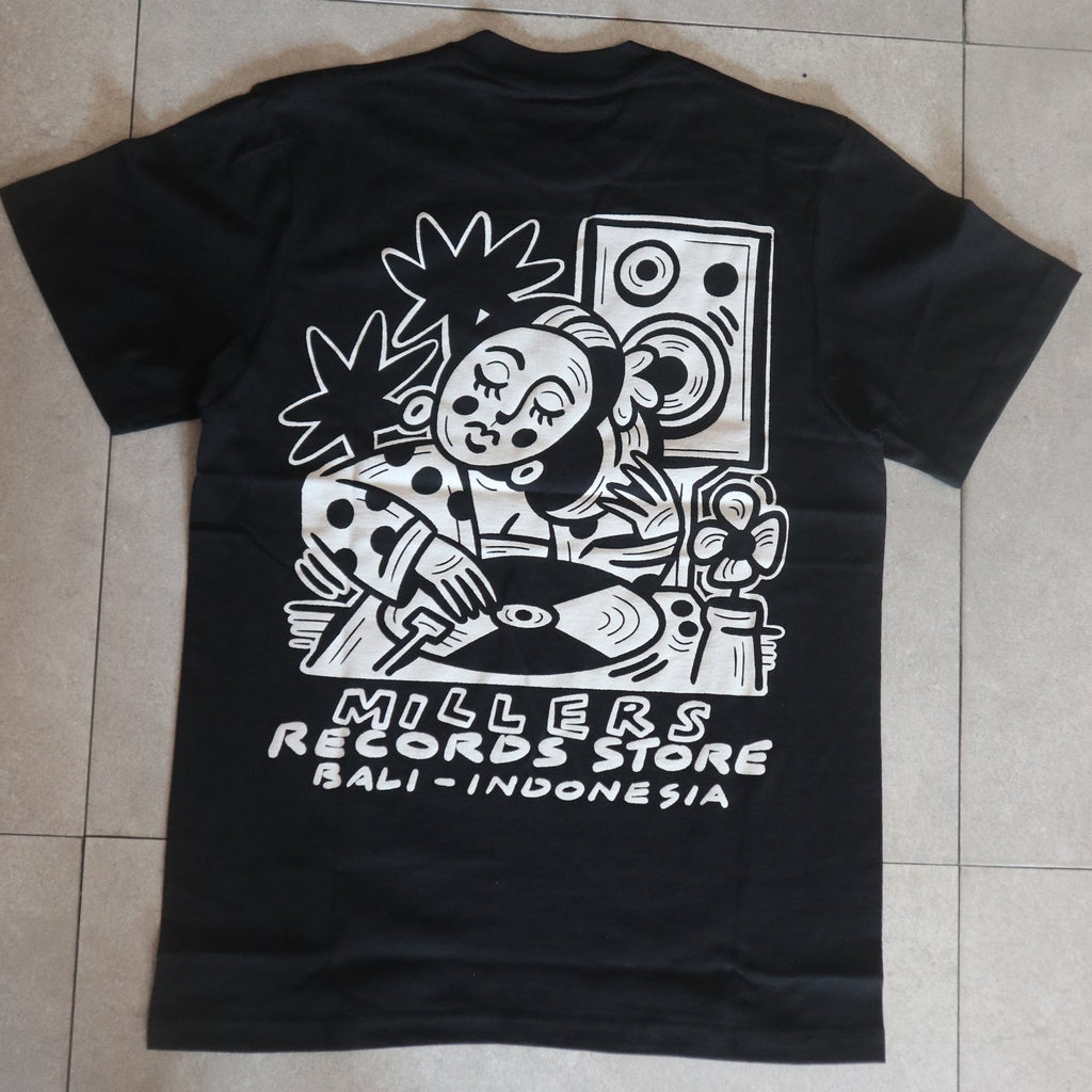 Millers Records X Eka Sudarma Exclusive T-Shirt Black