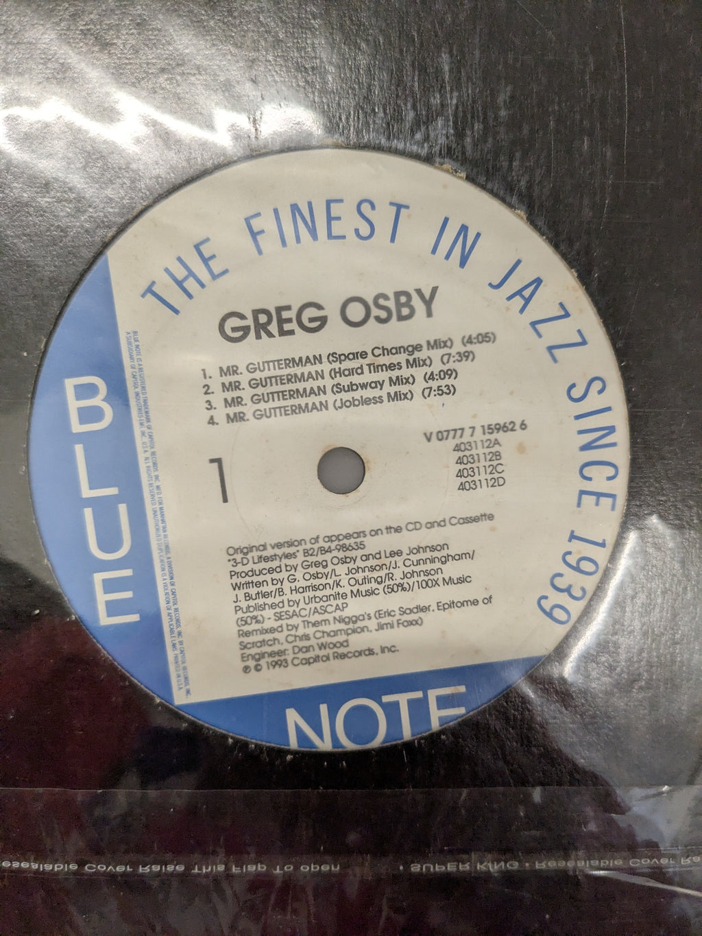 Greg Osby – Mr. Gutterman (VINYL / USED)