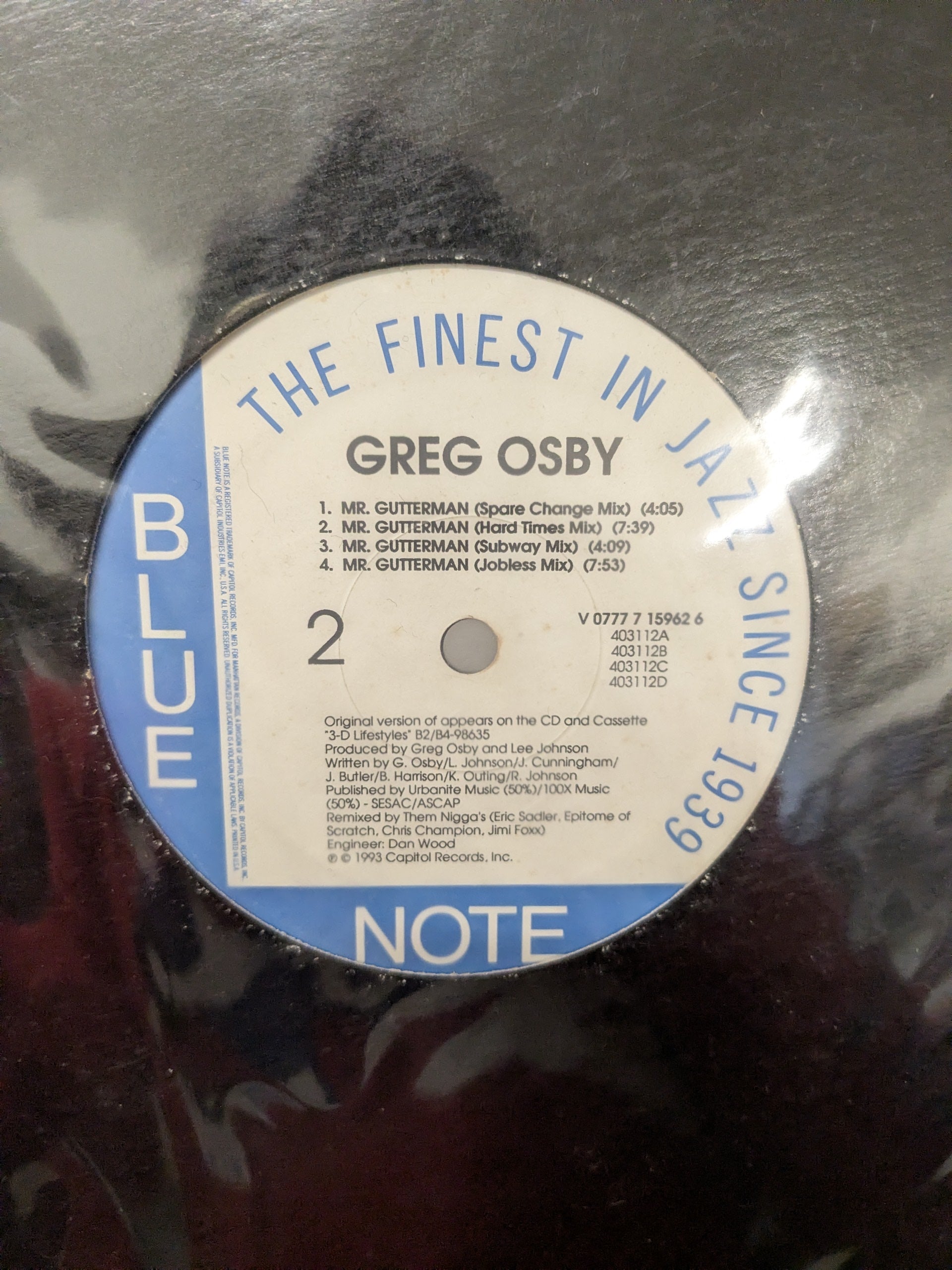 Greg Osby – Mr. Gutterman (VINYL / USED)