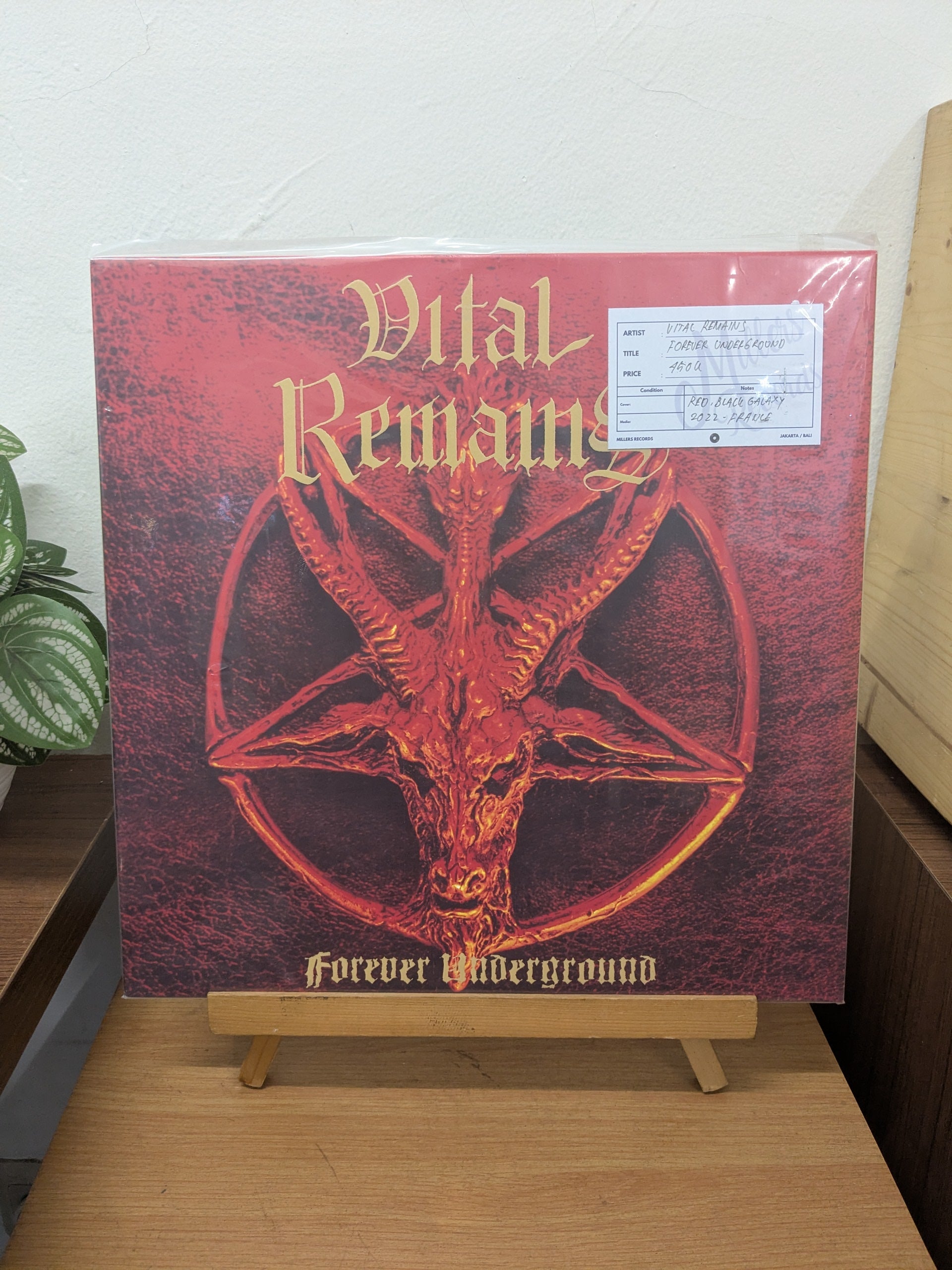 Vital Remains – Forever Underground ( VINYL / USED )