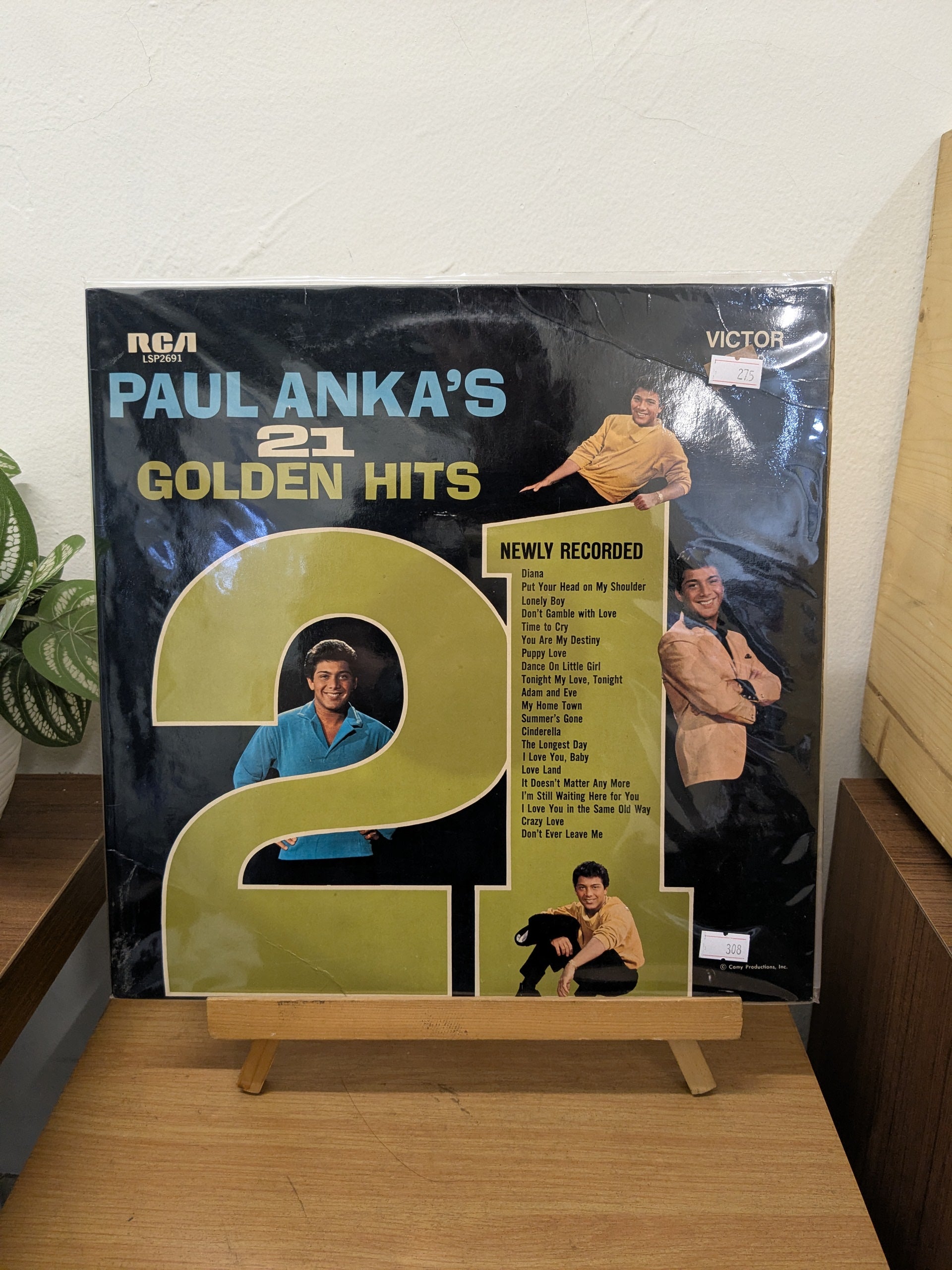 Paul Anka – Paul Anka's 21 Golden Hits ( VINYL / USED )