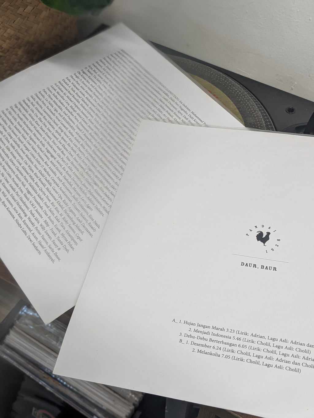 Pandai Besi - Daur, Baur ( VINYL / USED )