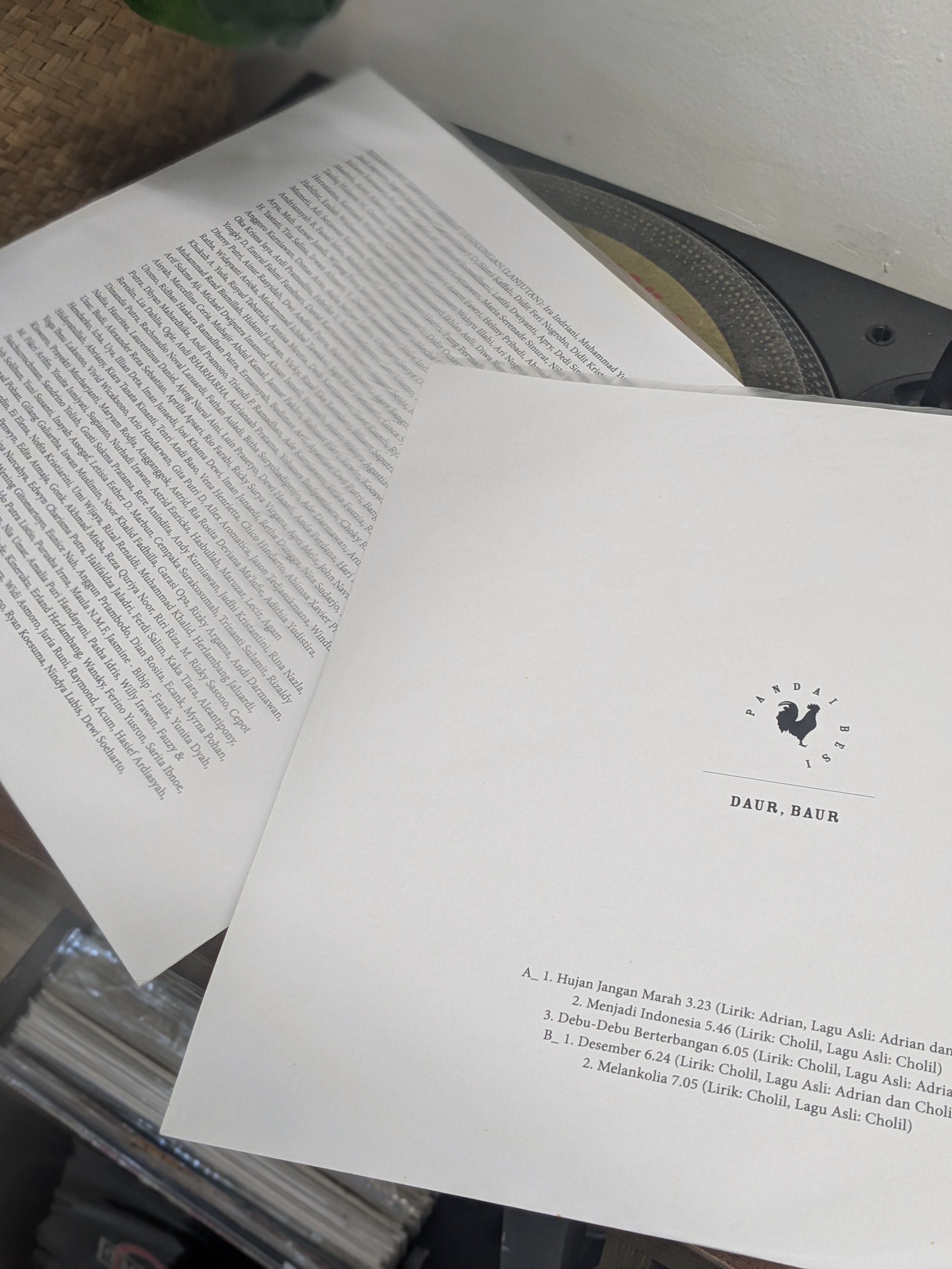 Pandai Besi - Daur, Baur ( VINYL / USED )