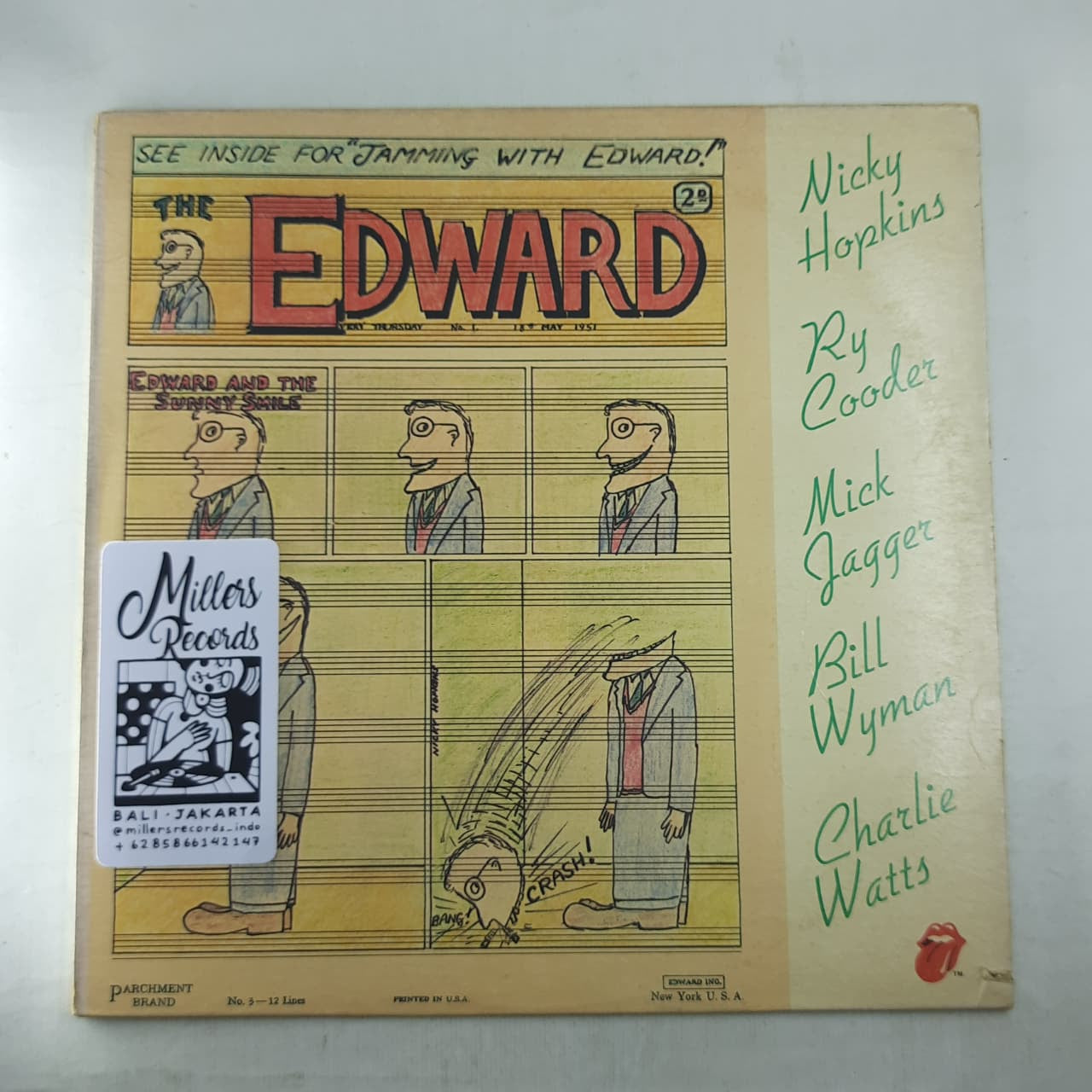 Nicky Hopkins, Ry Cooder, Mick Jagger, Bill Wyman, Charlie Watts – Jamming With Edward! (VINYL / USED)