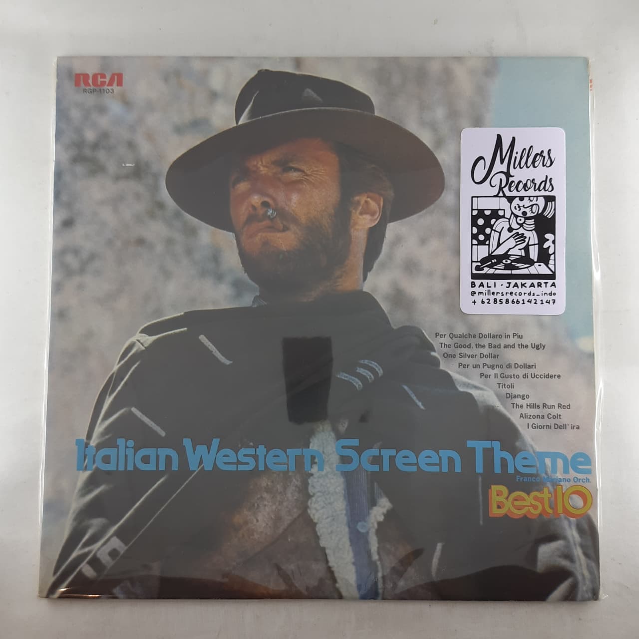 Franco Mariano Orchestra – Italian Western Screen Theme Best 10 (VINYL / USED)