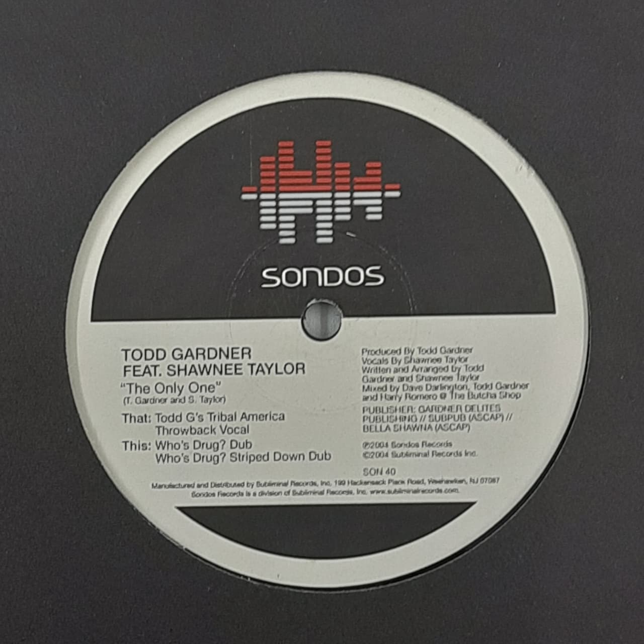 Todd Gardner – The Only One (VINYL / USED)