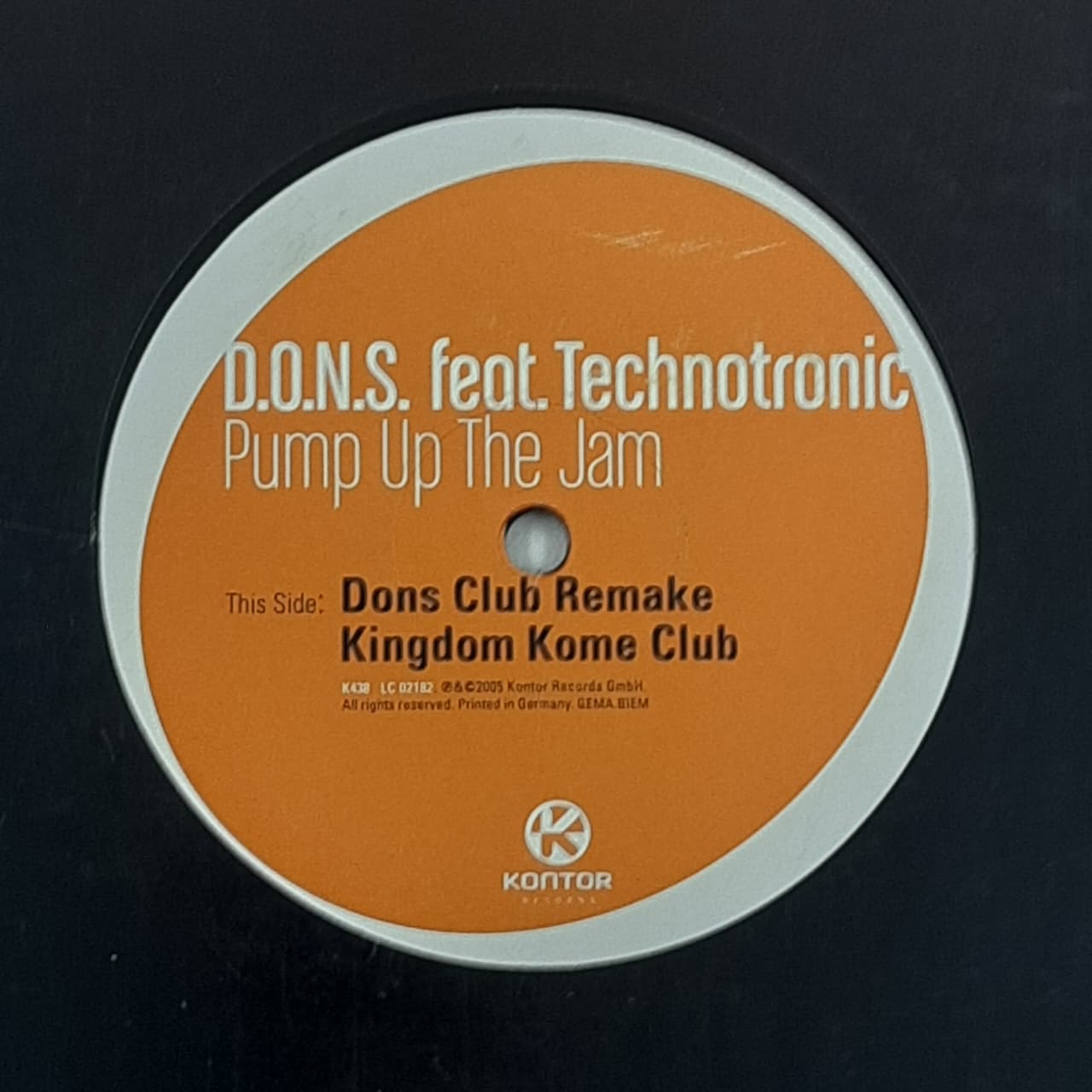 D.O.N.S. Feat. Technotronic – Pump Up The Jam (VINYL / USED)