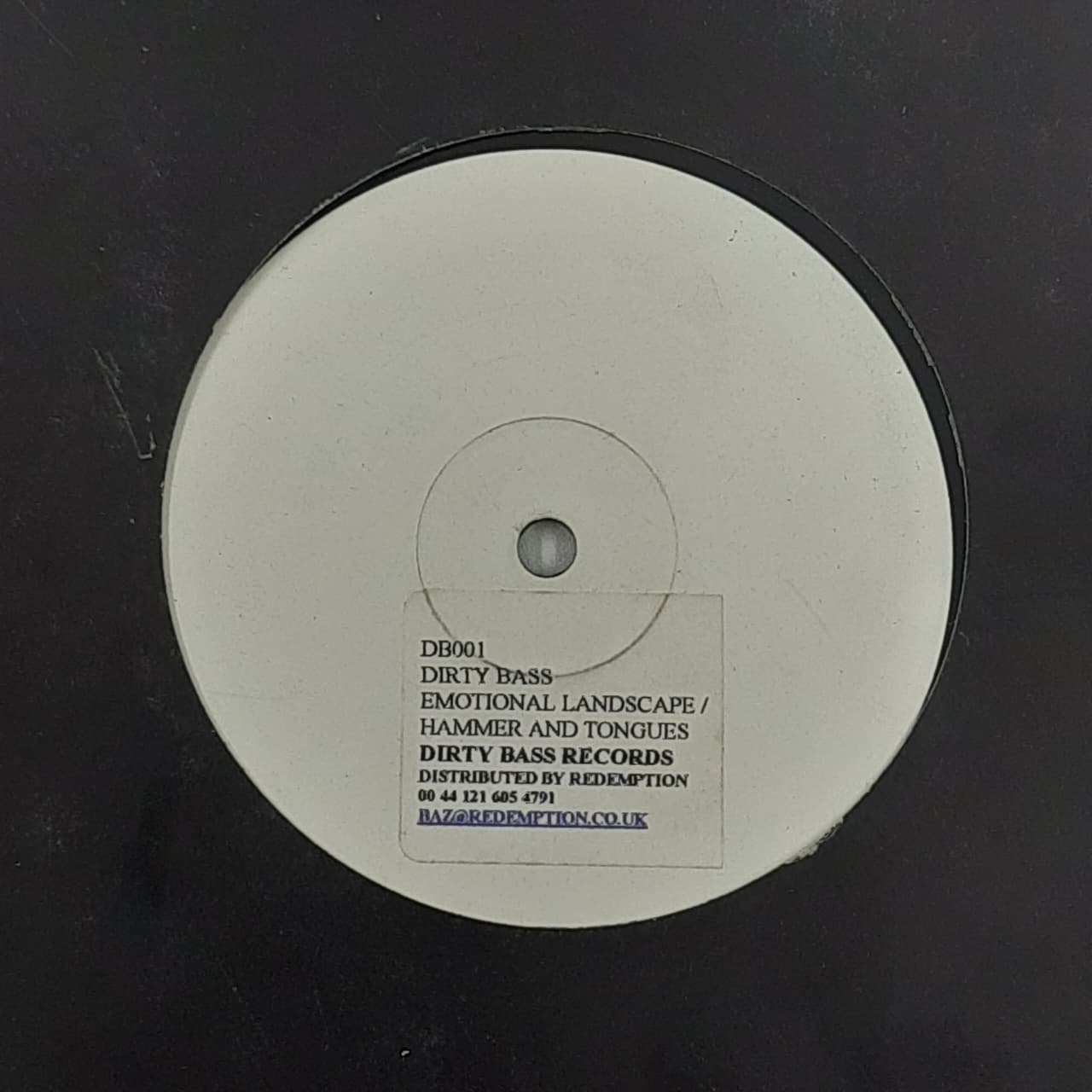 Dirty Bass – Emotional Landscape / Hammer And Tongues (VINYL / USED)