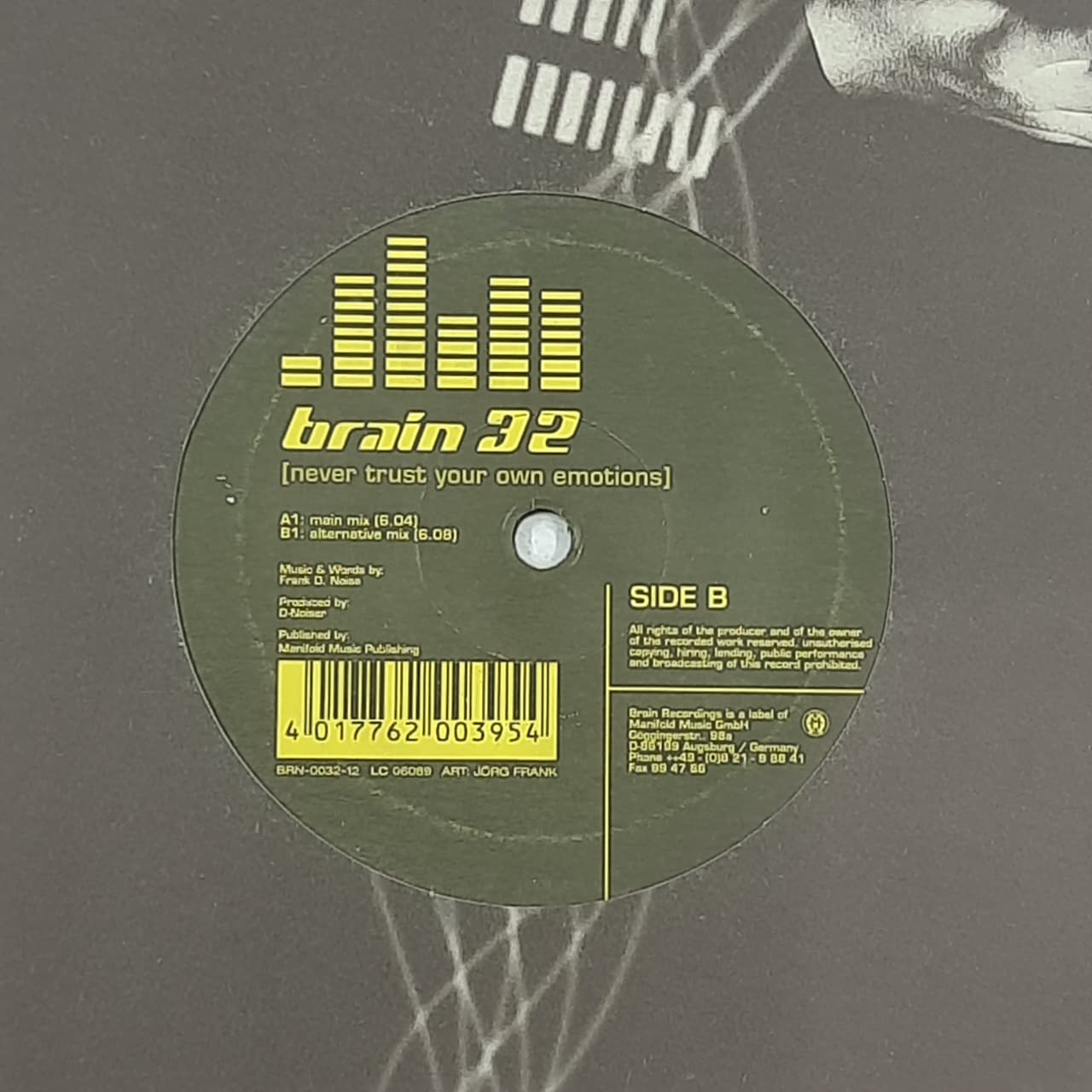 Brain 32 – Never Trust Your Own Emotions (VINYL / USED)