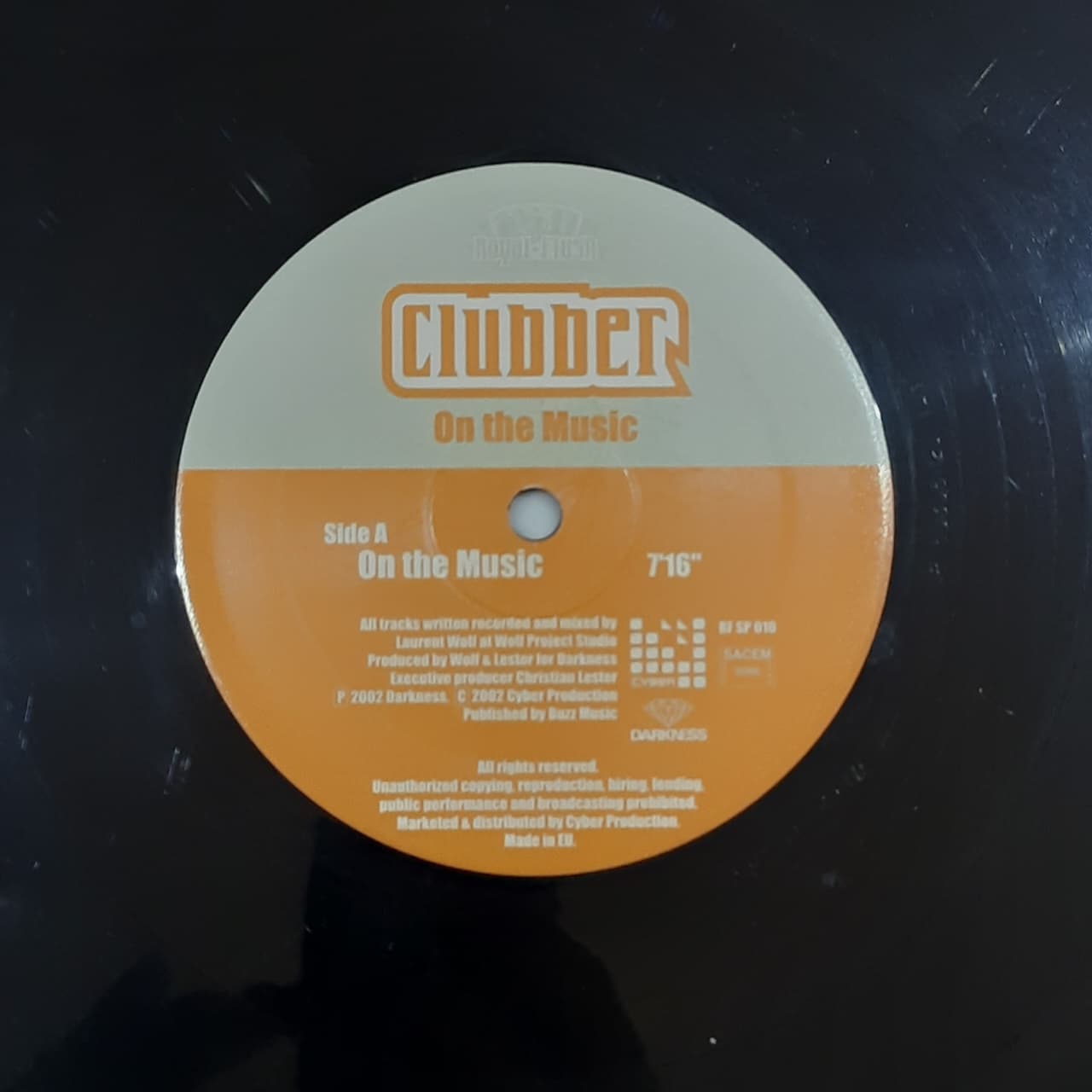 Clubber – On The Music (VINYL / USED)