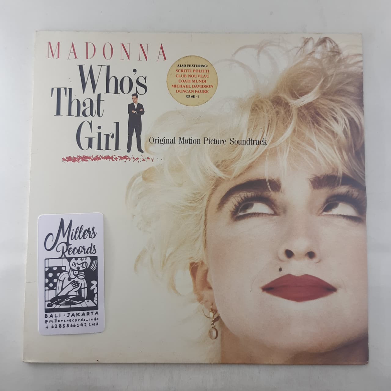Madonna – Who's That Girl (Original Motion Picture Soundtrack) (VINYL / USED)