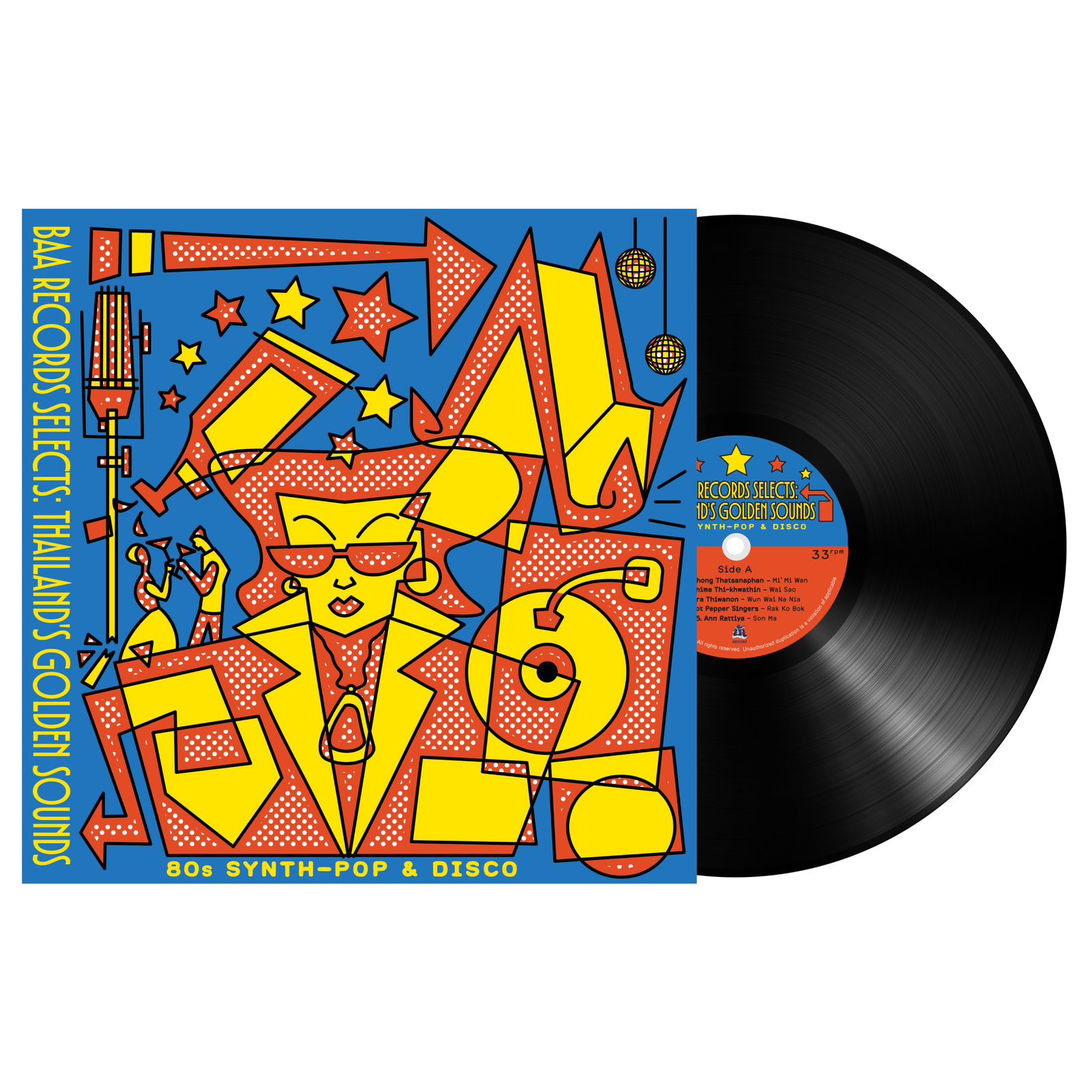 Various - Baa Records Selects: Thailand’s Golden Sounds - 80s Synth Pop & Disco (VINYL / NEW)