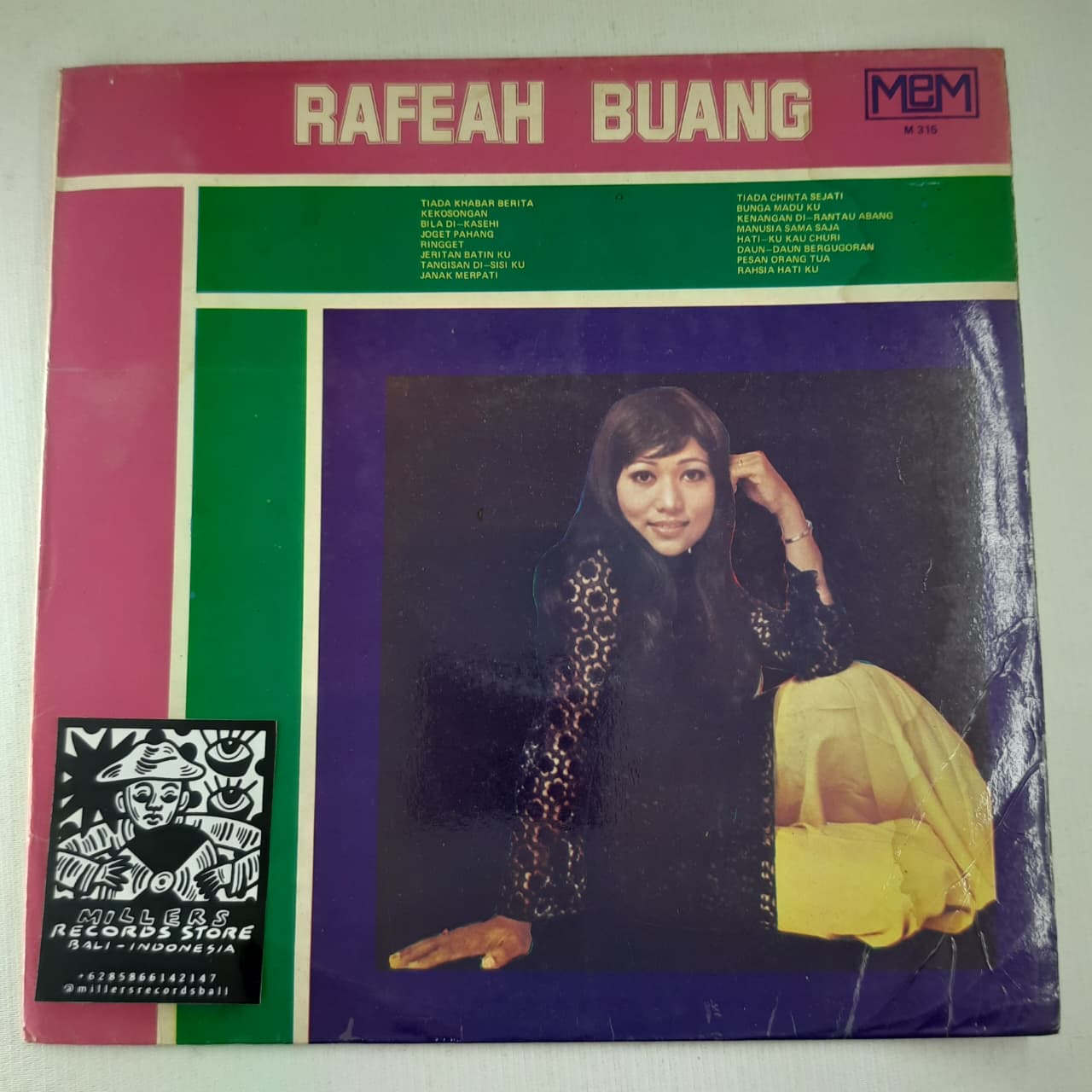 Jamal Abdillah – Perpisahan Tanpa Relamu (VINYL / USED)