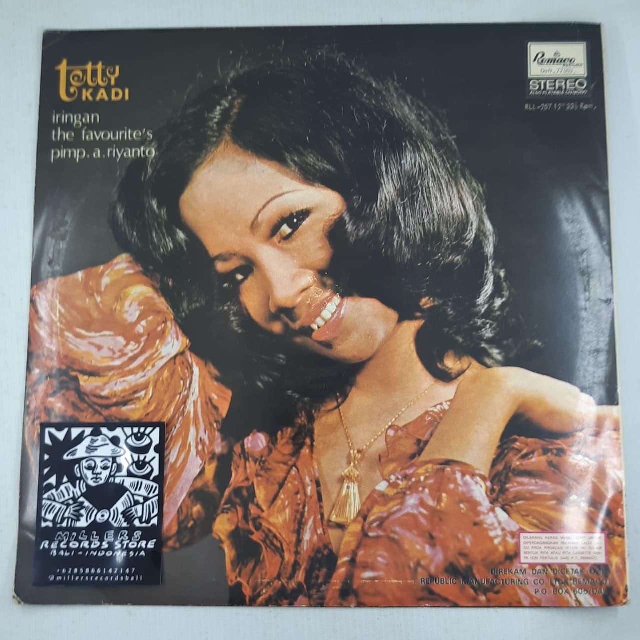 Tetty Kadi – Diriku Berjanji (VINYL / USED)