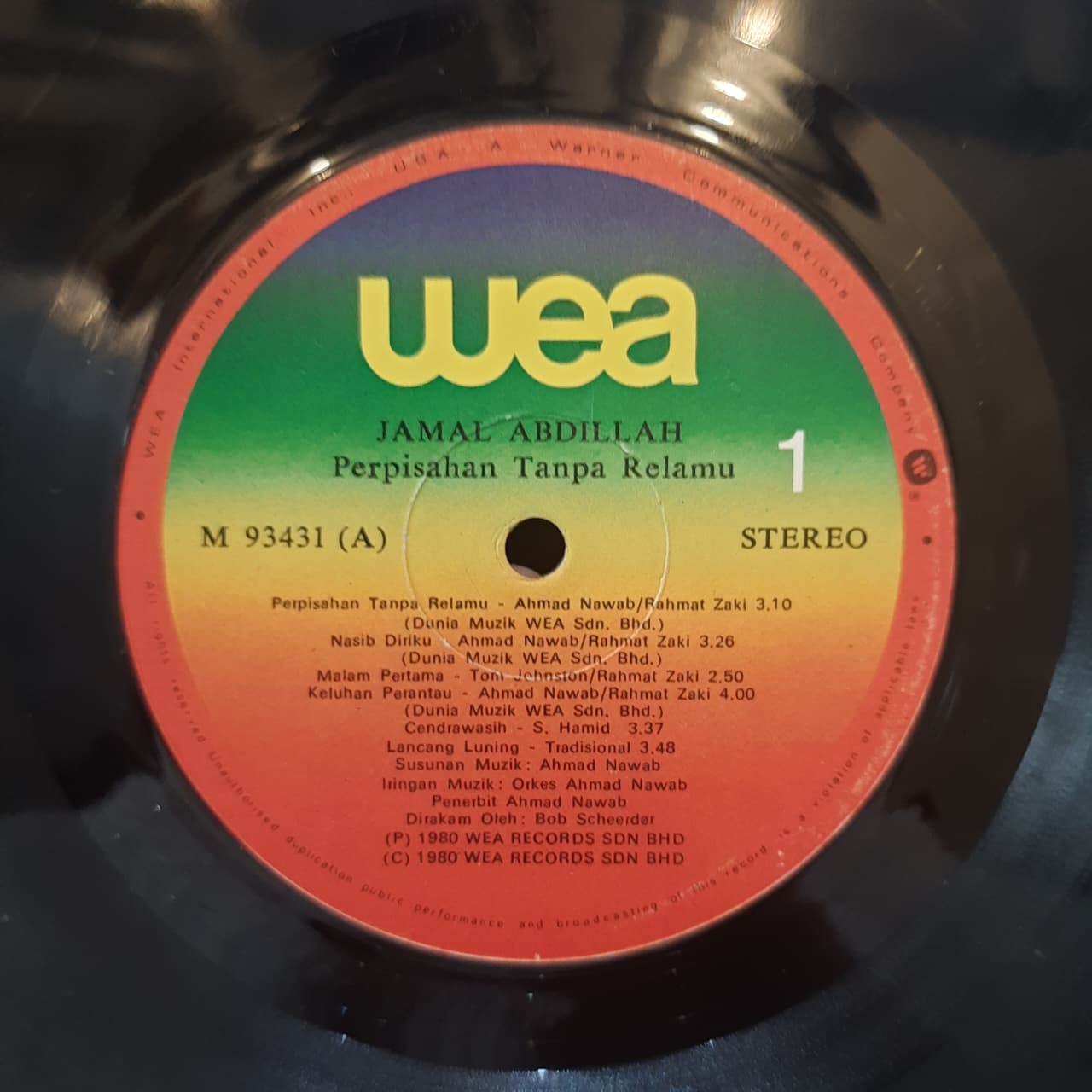 Jamal Abdillah – Perpisahan Tanpa Relamu (VINYL / USED)