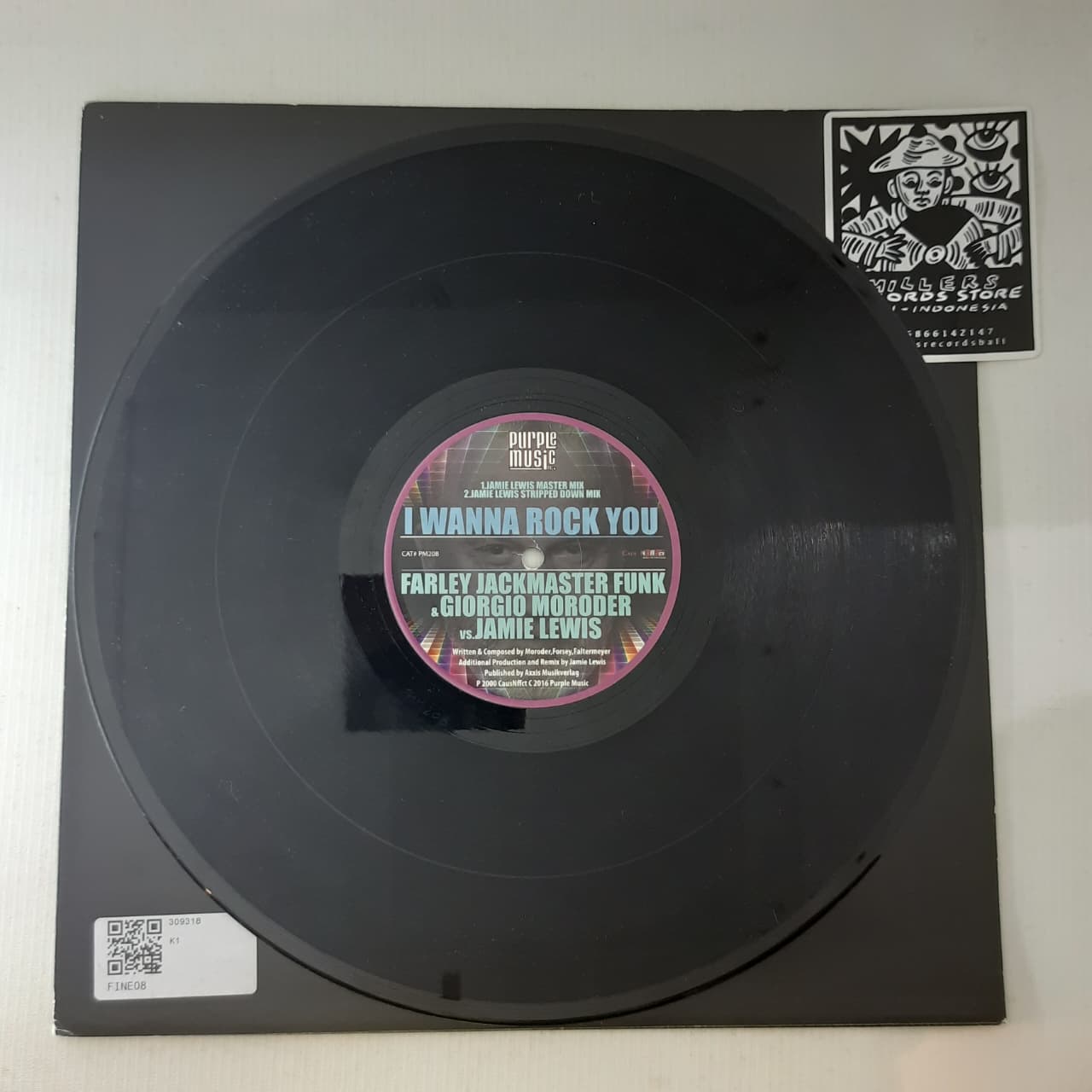 Farley "Jackmaster" Funk &amp; Giorgio Moroder Vs Jamie Lewis – I Wanna Rock You (VINYL / USED)