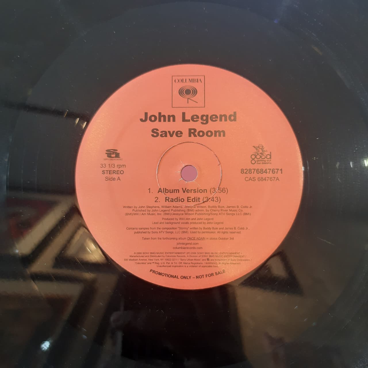John Legend – Save Room (VINYL / USED)