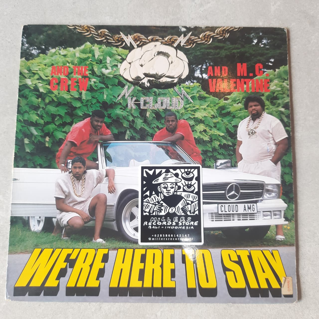 K Cloud And The Crew And M.C. Valentine – We're Here To Stay (VINYL / USED)