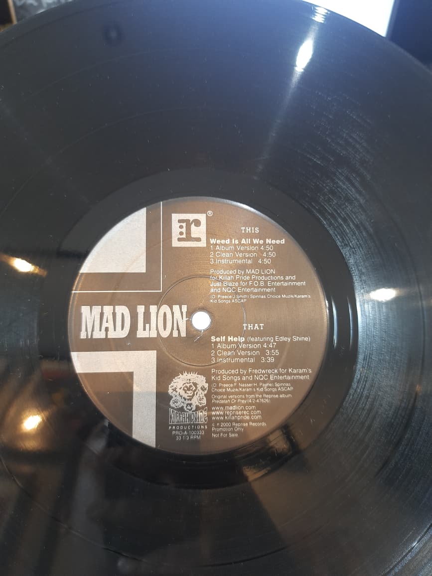 Mad Lion – Weed Is All We Need / Self Help (VINYL / USED)