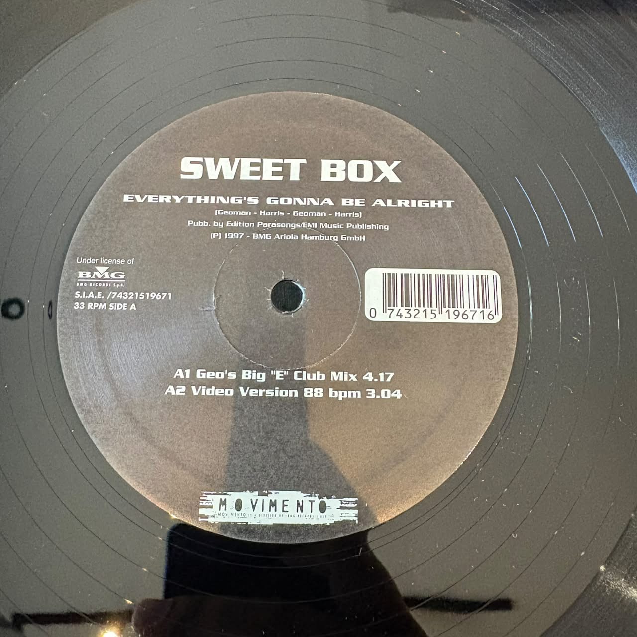 Sweet Box – Everything's Gonna Be Alright (VINYL / USED)