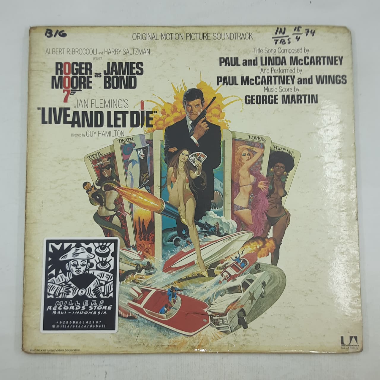Various – Live And Let Die (Original Motion Picture Soundtrack) (VINYL / USED)