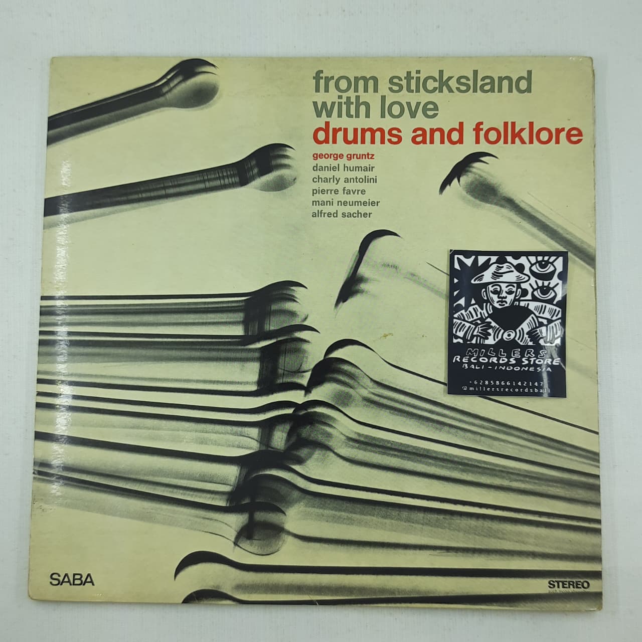 George Gruntz, Daniel Humair, Charly Antolini, Pierre Favre, Mani Neumeier, Alfred Sacher – Drums And Folklore: From Sticksland With Love (VINYL / USED)