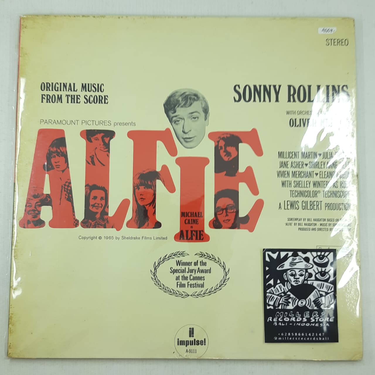 Sonny Rollins With Orchestra Conducted By Oliver Nelson – Original Music From The Score "Alfie" (VINYL / USED)