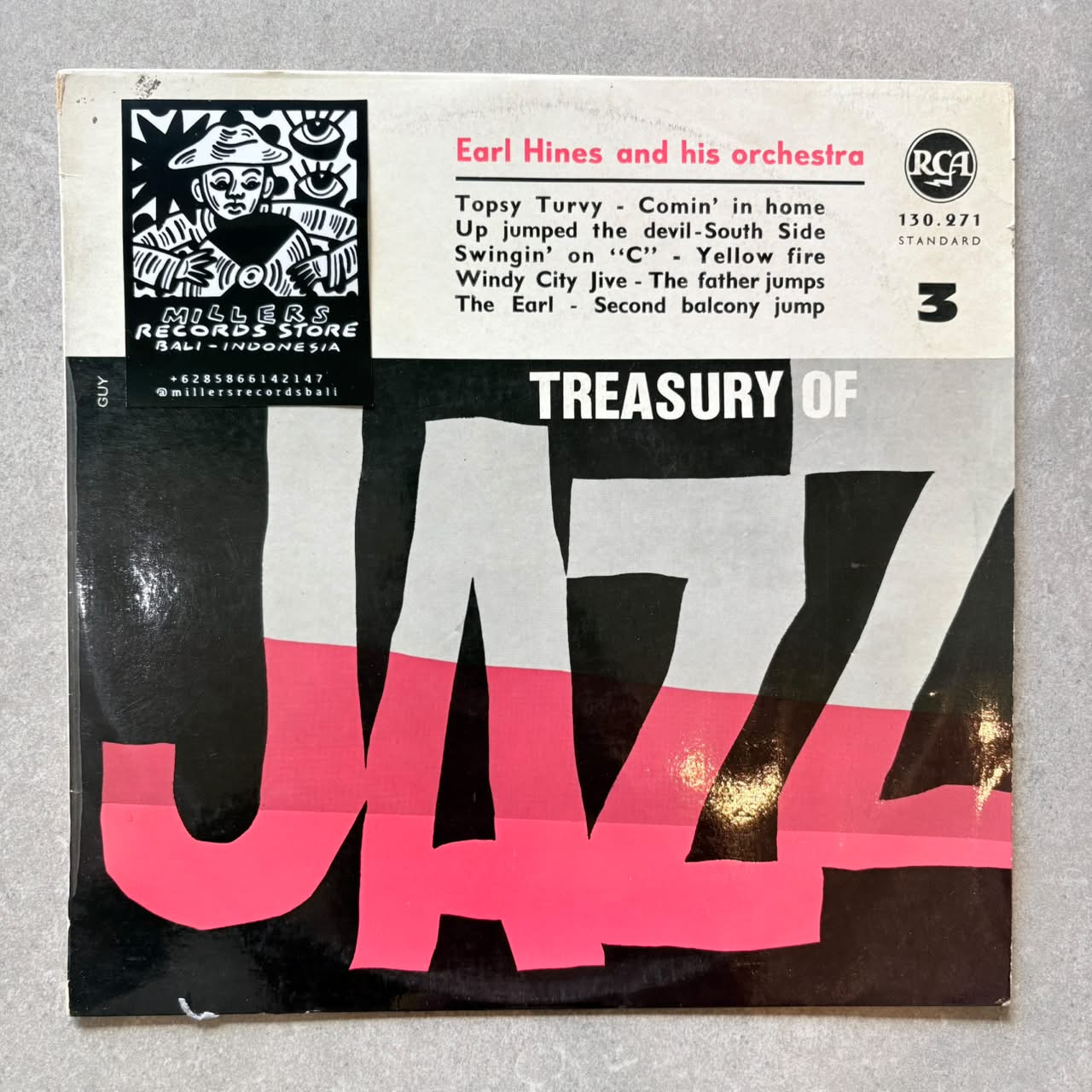 Earl Hines And His Orchestra – Treasury Of Jazz N° 3 (VINYL / USED)