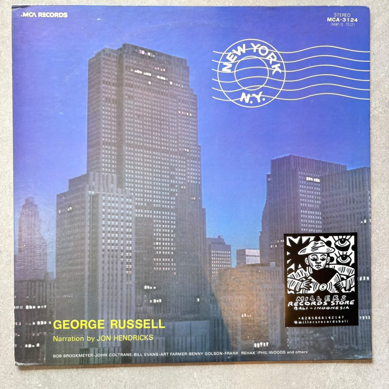 George Russell / Narration By Jon Hendricks – New York, N.Y. (VINYL / USED)