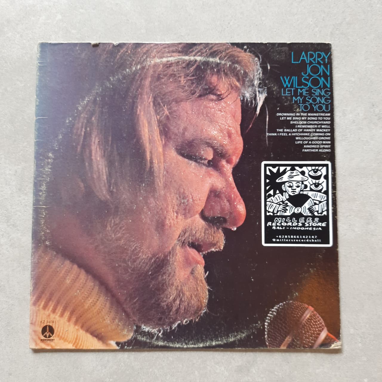 Larry Jon Wilson – Let Me Sing My Song To You (VINYL / USED)