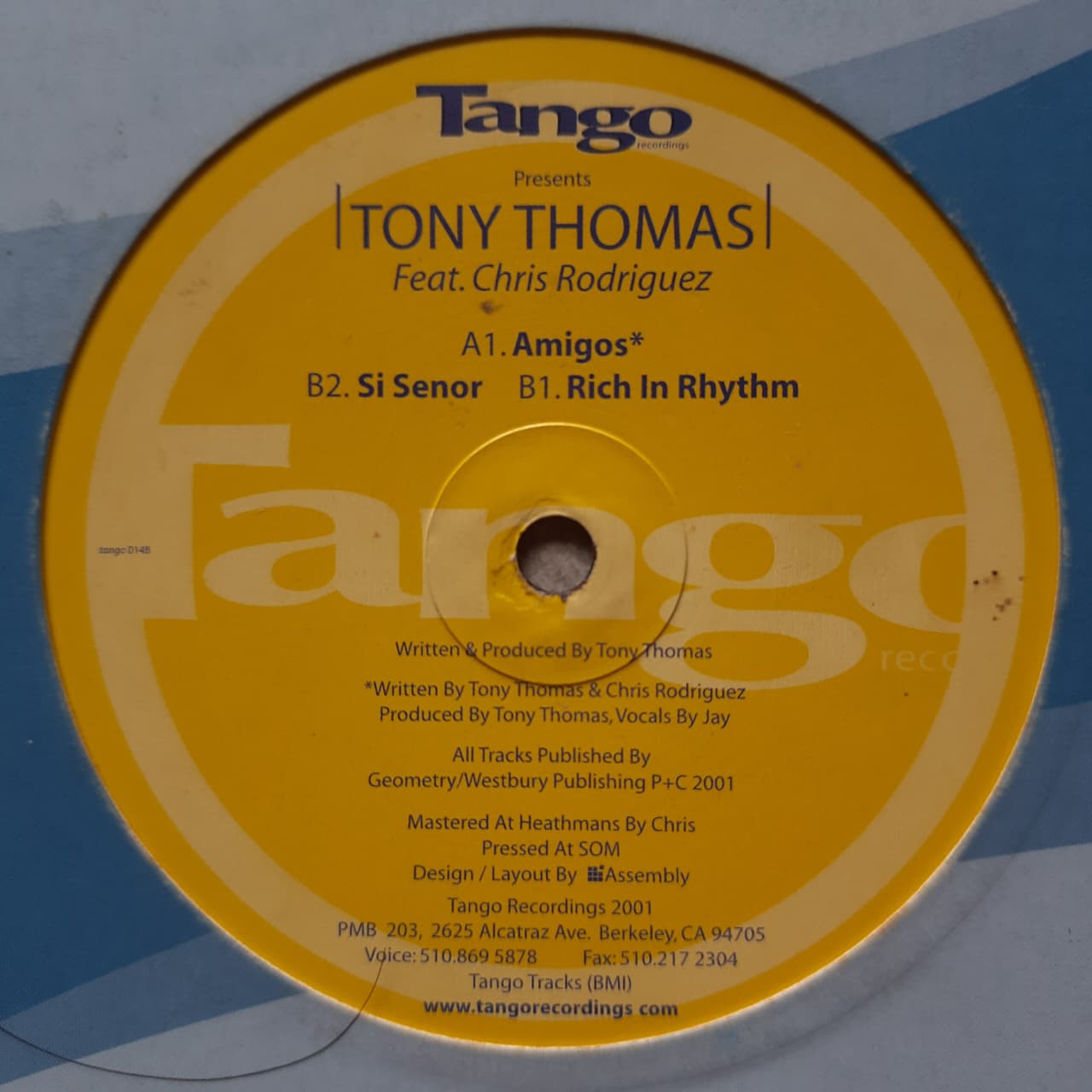 Tony Thomas – Amigos / Si Senor / Rich In Rhythm (VINYL / USED)