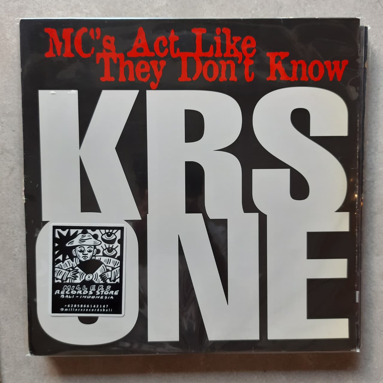KRS-One – MC's Act Like They Don't Know (VINYL / USED)