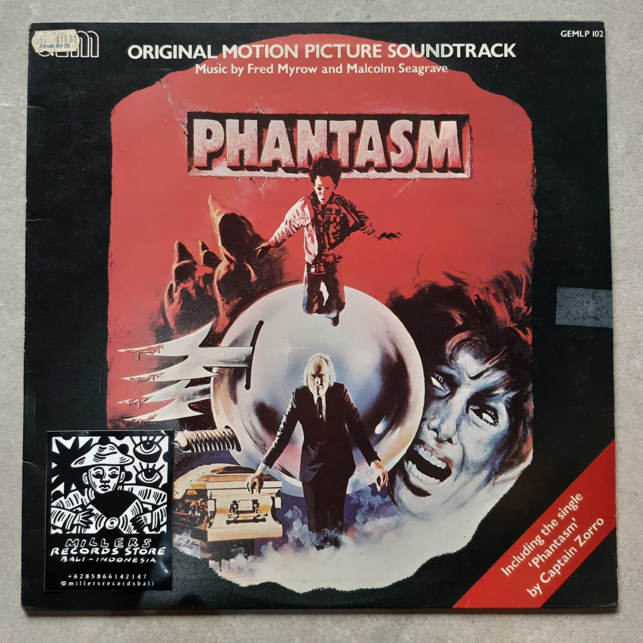 Fred Myrow And Malcolm Seagrave – Phantasm (Original Motion Picture Soundtrack) (VINYL / USED)