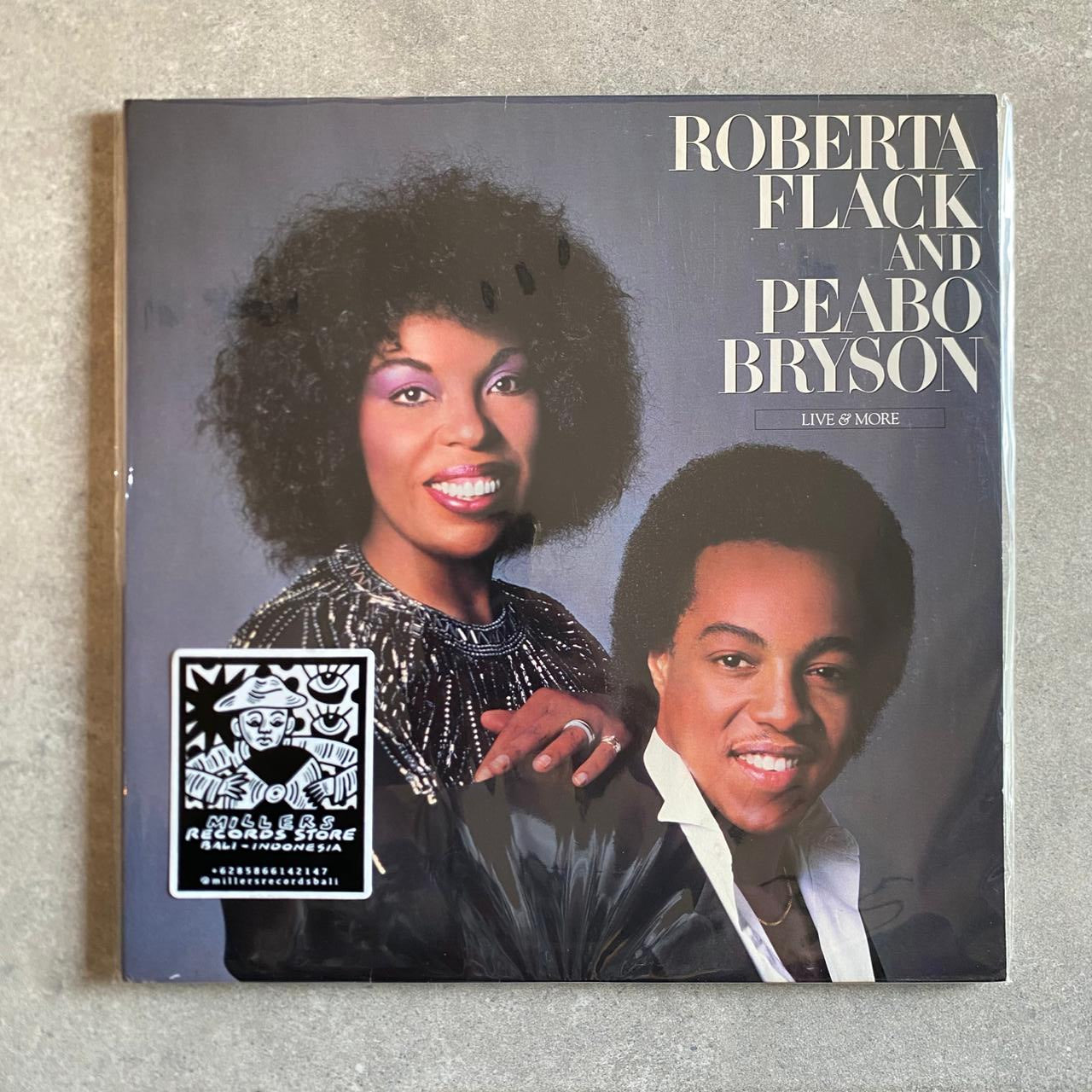Roberta Flack And Peabo Bryson – Live & More (VINYL / USED)