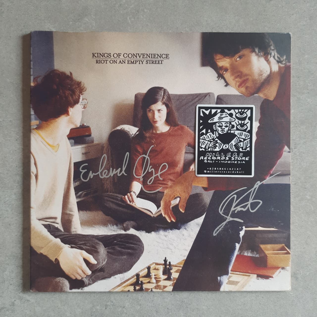 Kings Of Convenience – Riot On An Empty Street (SIGNED) (VINYL / USED)