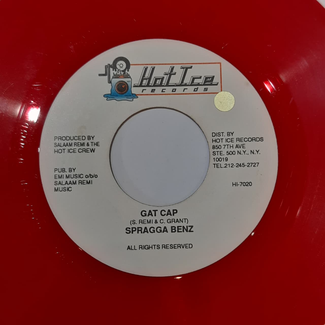 Spragga Benz / Hot Ice Crew – Gat Cap / Dangerbus Riddim Version (VINYL / USED)